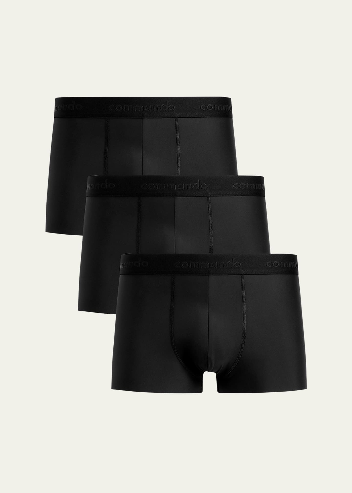 Commando Men's 3-Pack Microfiber Trunks