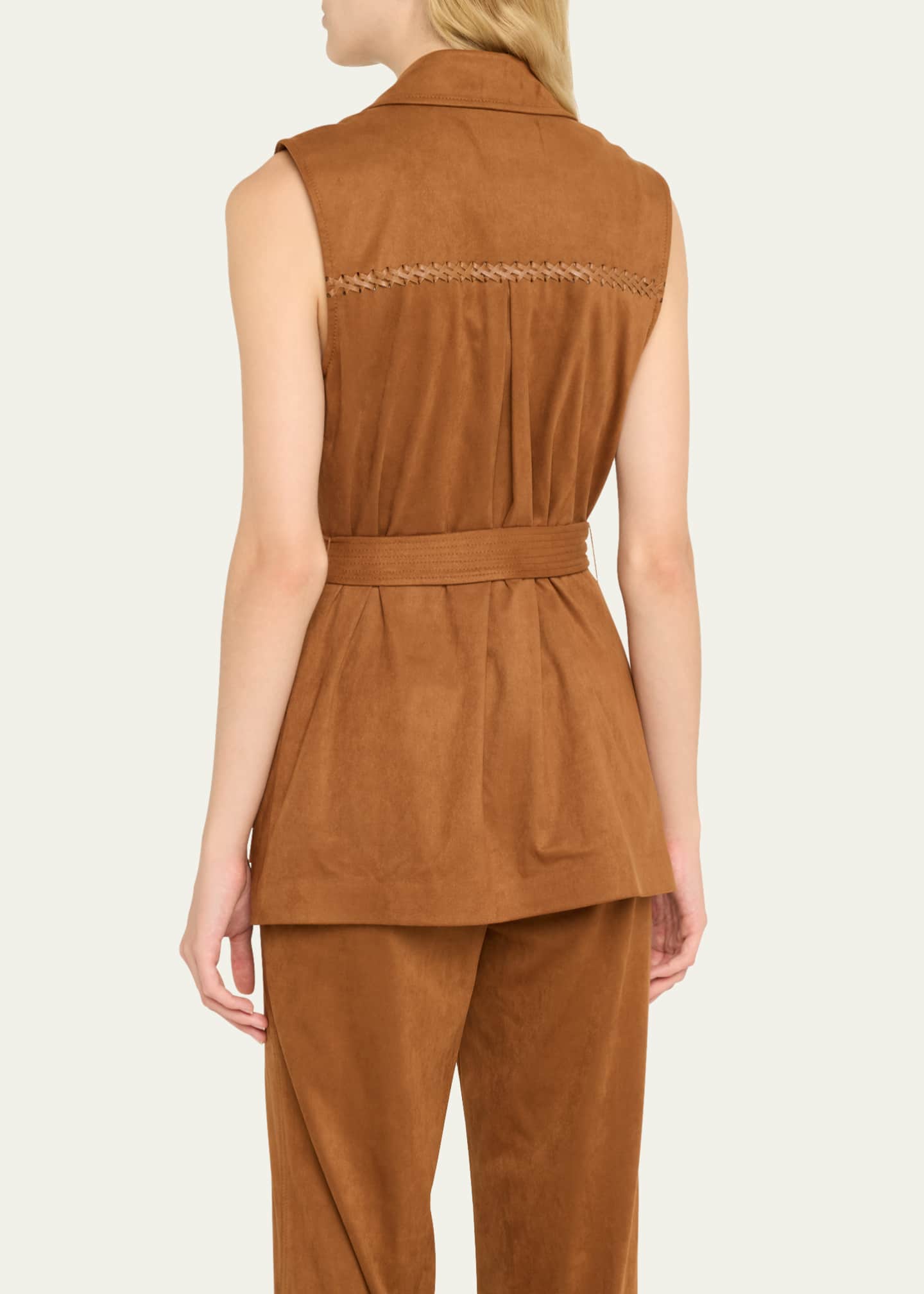 Ramy Brook Austin Belted Vest Image 3 of 5