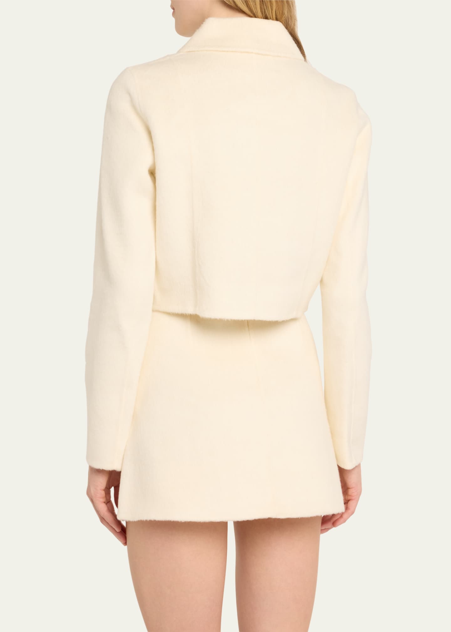 LoveShackFancy Lettie Cropped Jacket Image 3 of 5