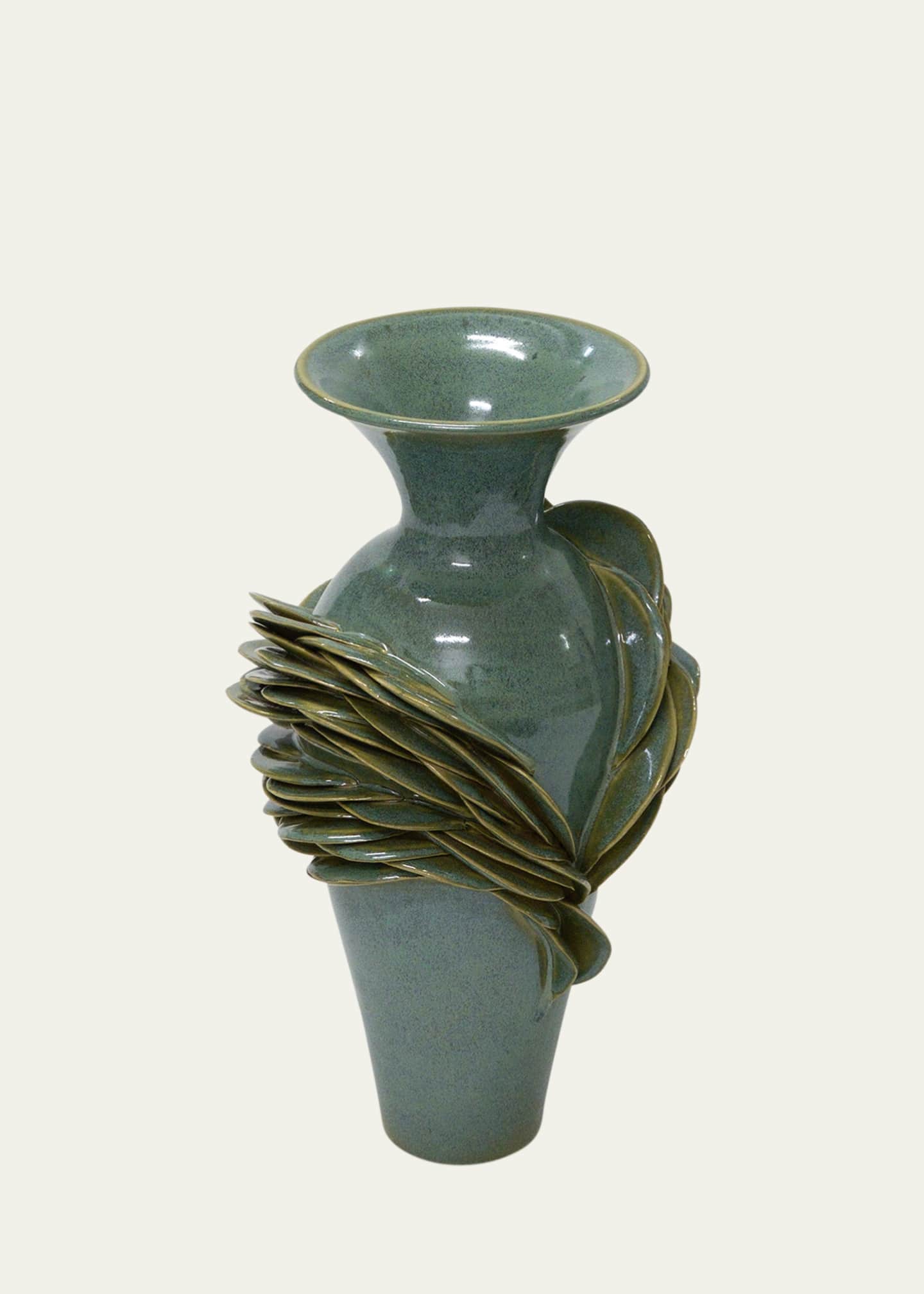 LORENE CAVAGNA CERAMIQUE Orion Stoneware Vase, 11" Image 2 of 6