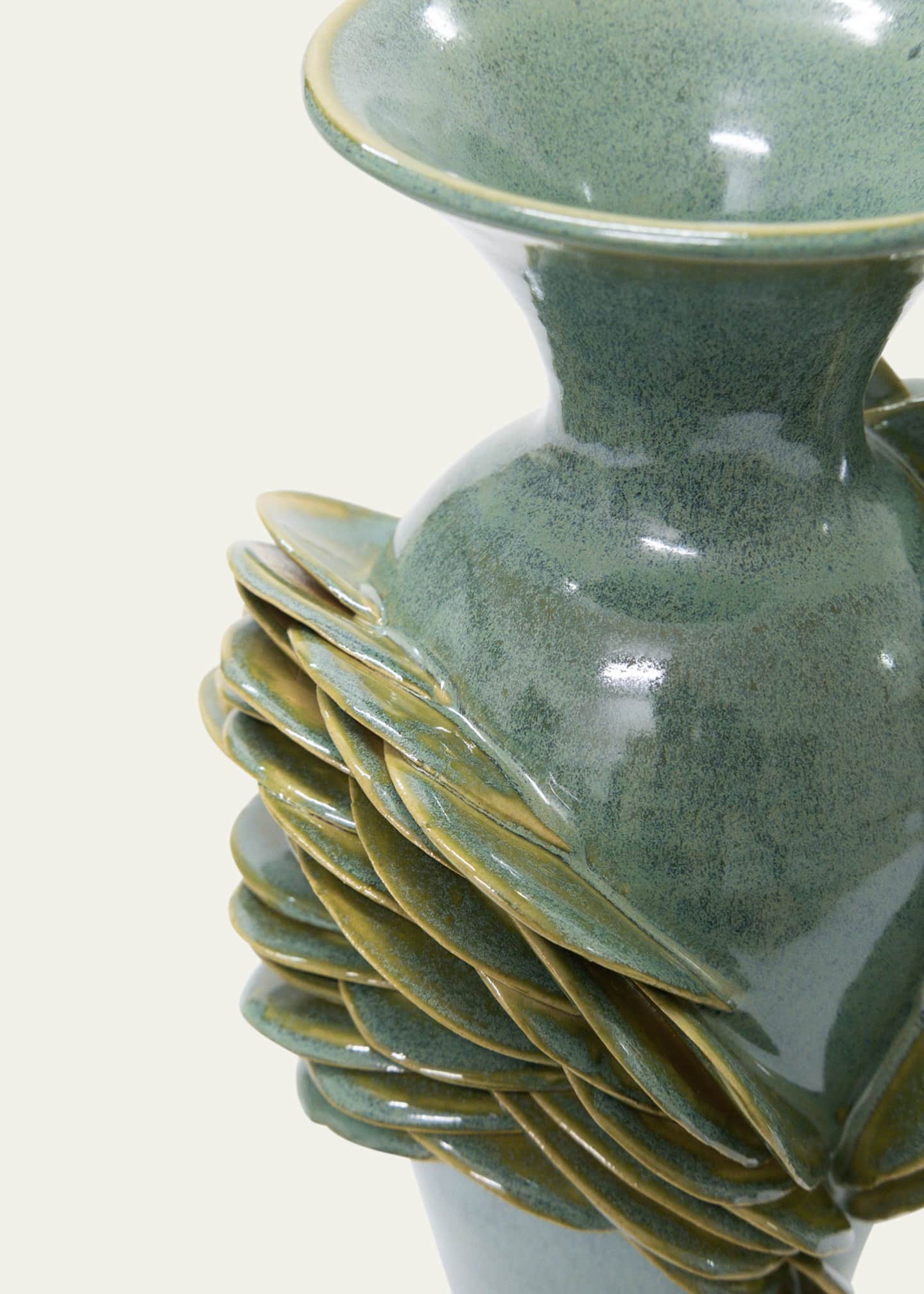 LORENE CAVAGNA CERAMIQUE Orion Stoneware Vase, 11" Image 6 of 6