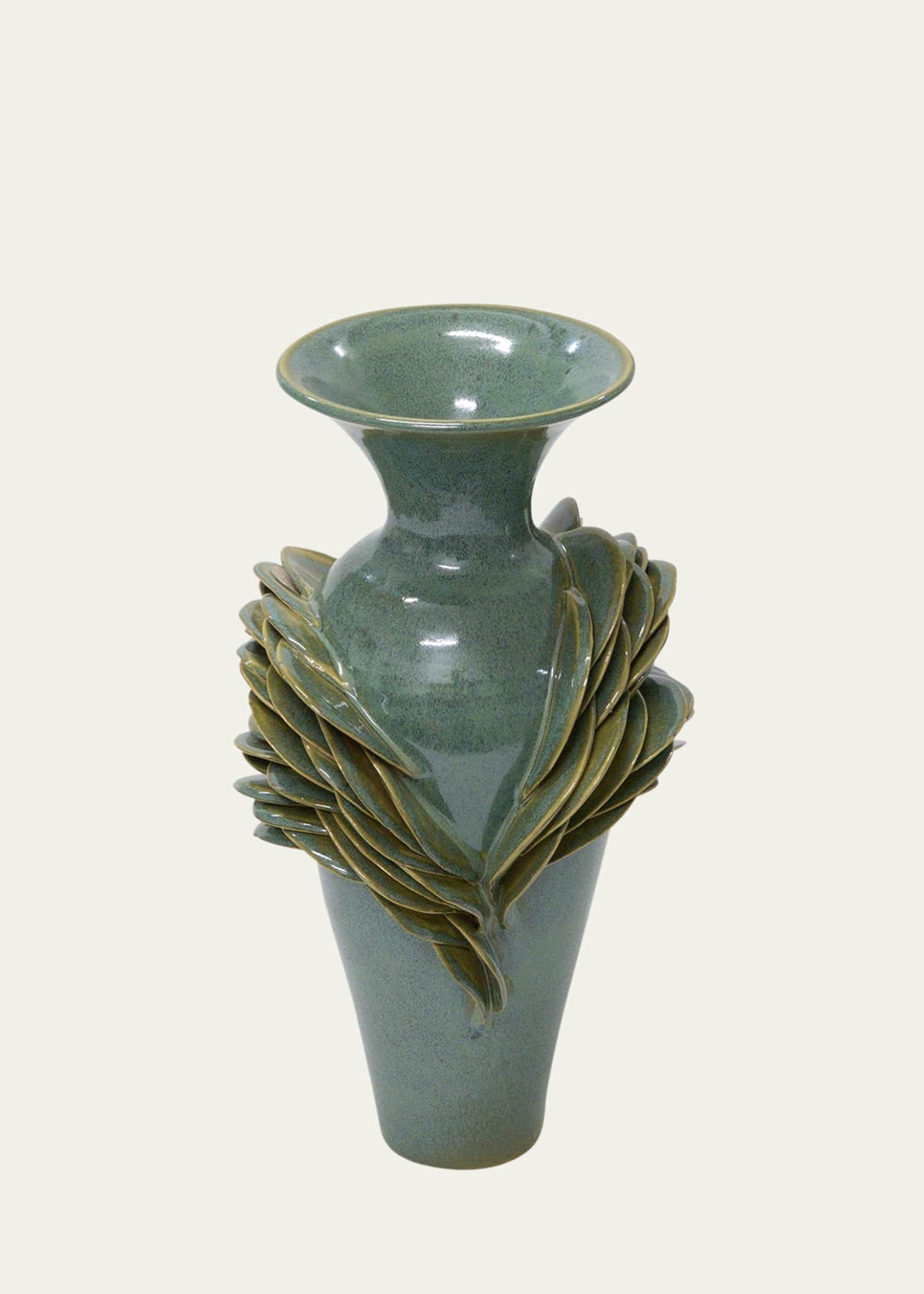 LORENE CAVAGNA CERAMIQUE Orion Stoneware Vase, 11" Image 1 of 6