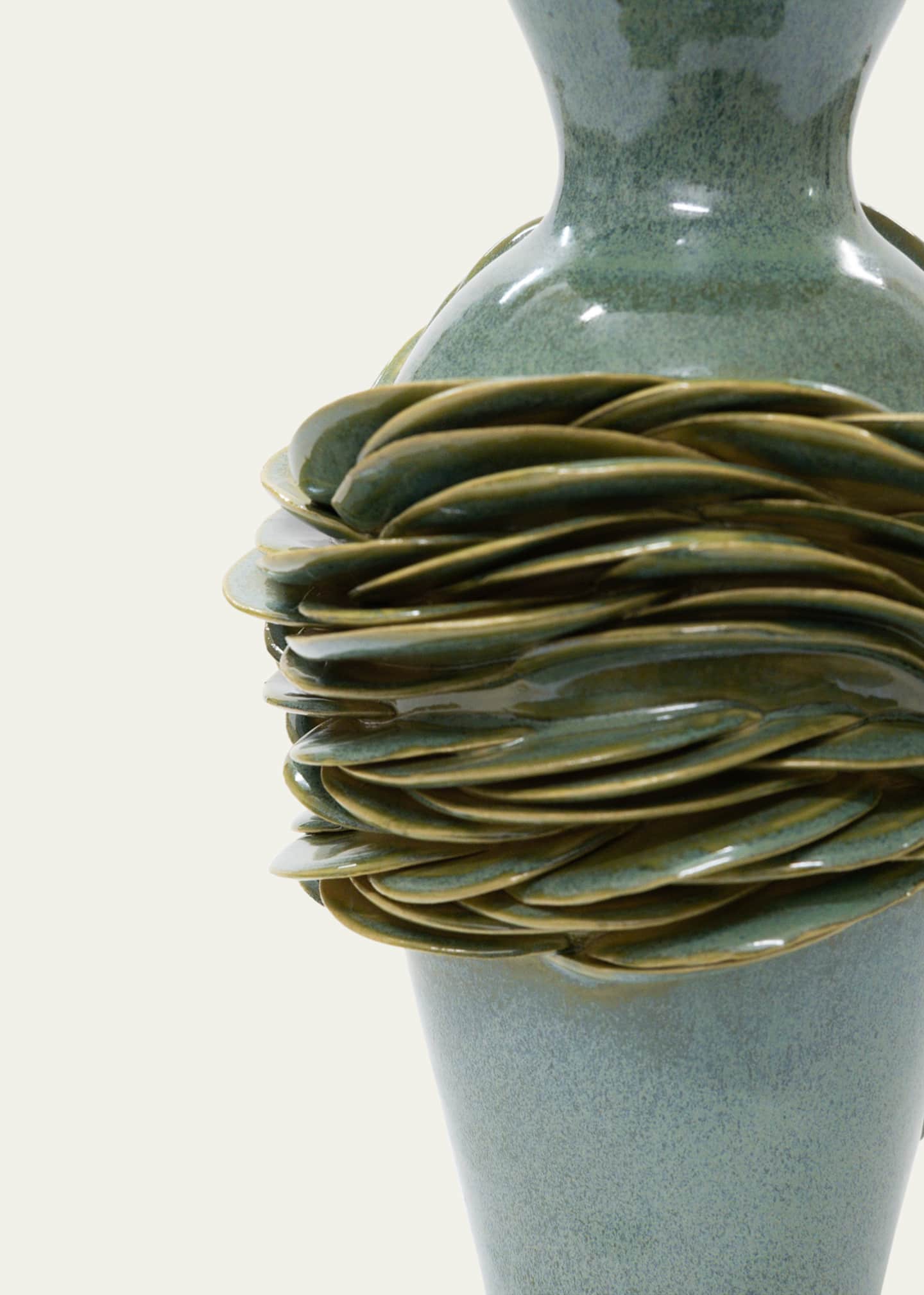 LORENE CAVAGNA CERAMIQUE Orion Stoneware Vase, 11" Image 5 of 6