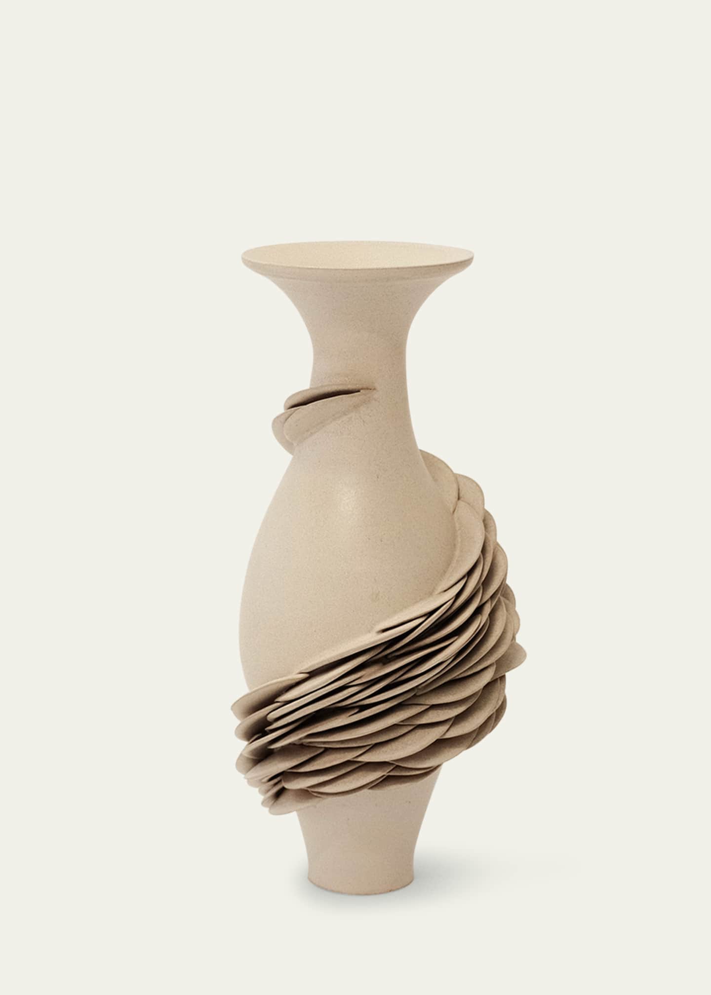 LORENE CAVAGNA CERAMIQUE Phi Stoneware Vase, 15" Image 3 of 3