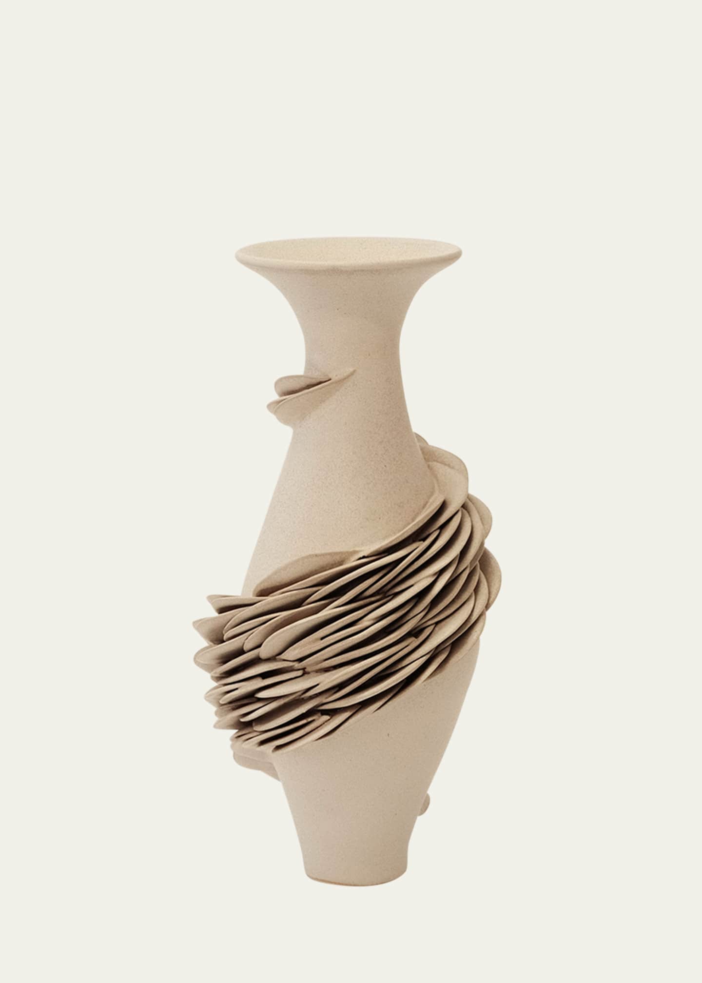LORENE CAVAGNA CERAMIQUE Phi Stoneware Vase, 15" Image 1 of 3