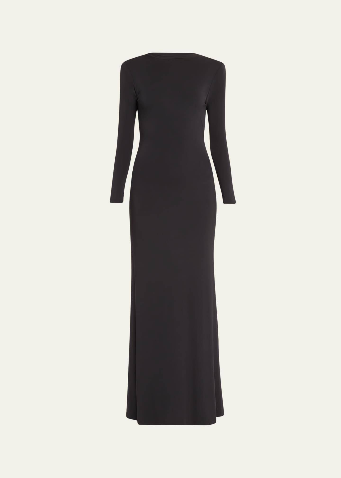 Rachel Gilbert Clove Long Sleeve Viscose Gown Image 1 of 5