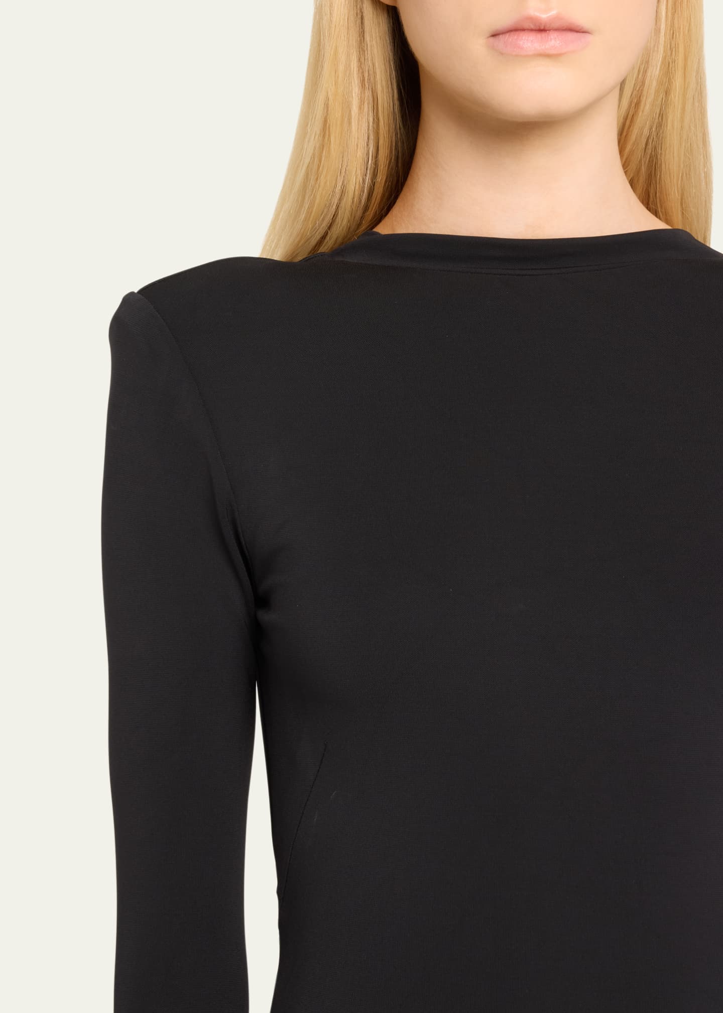 Rachel Gilbert Clove Long Sleeve Viscose Gown Image 5 of 5