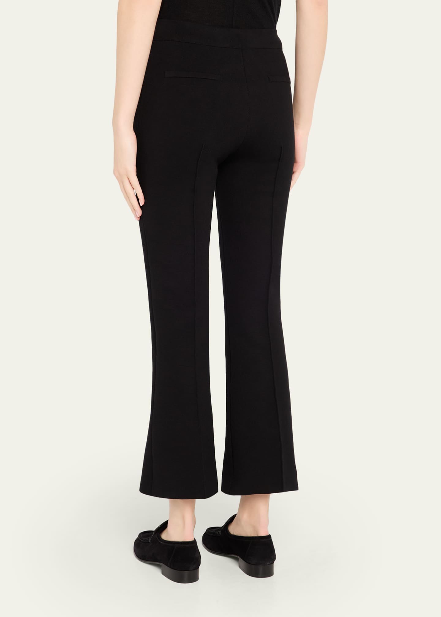Cropped Kick Flare Pants