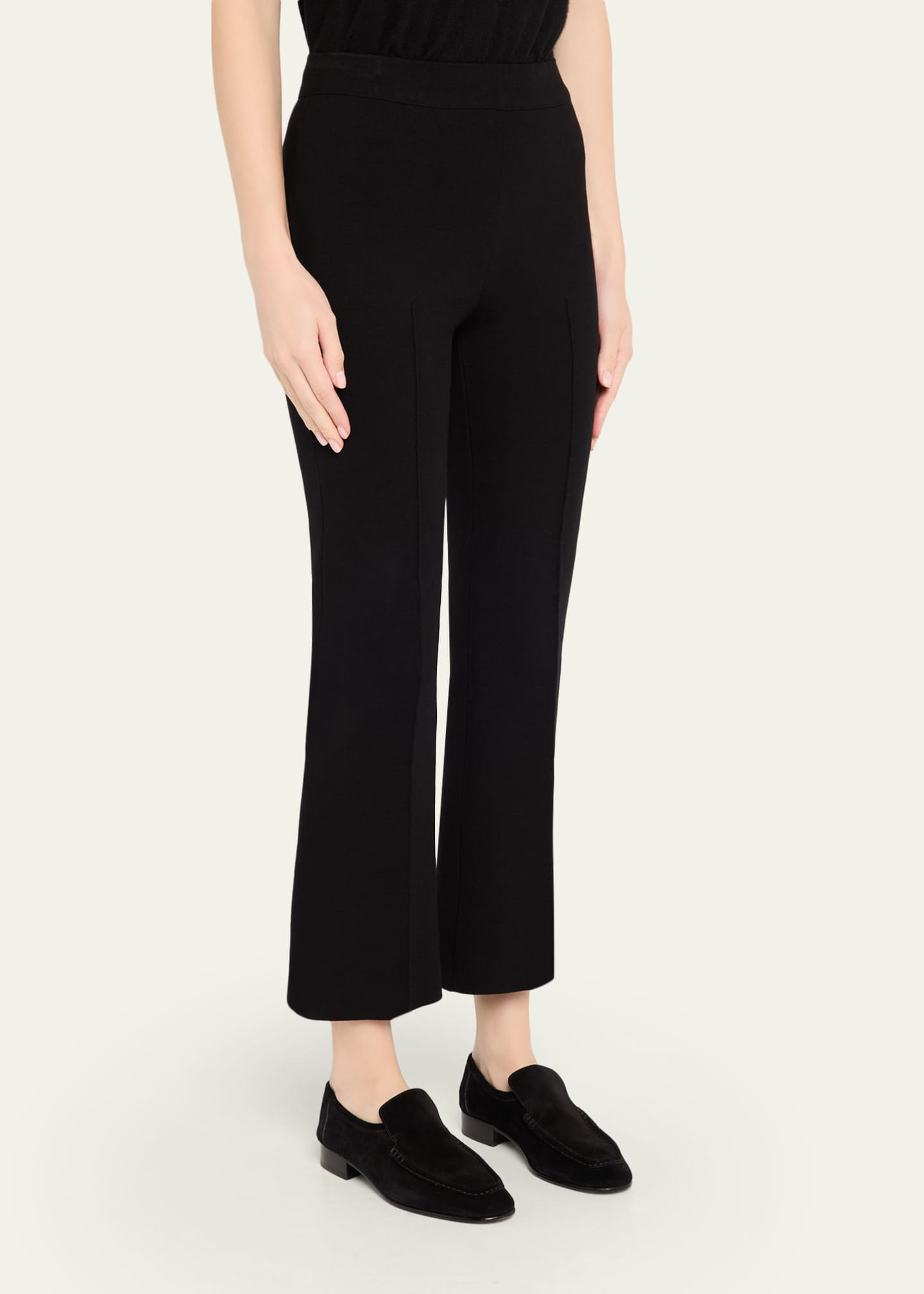 Cropped Kick Flare Pants