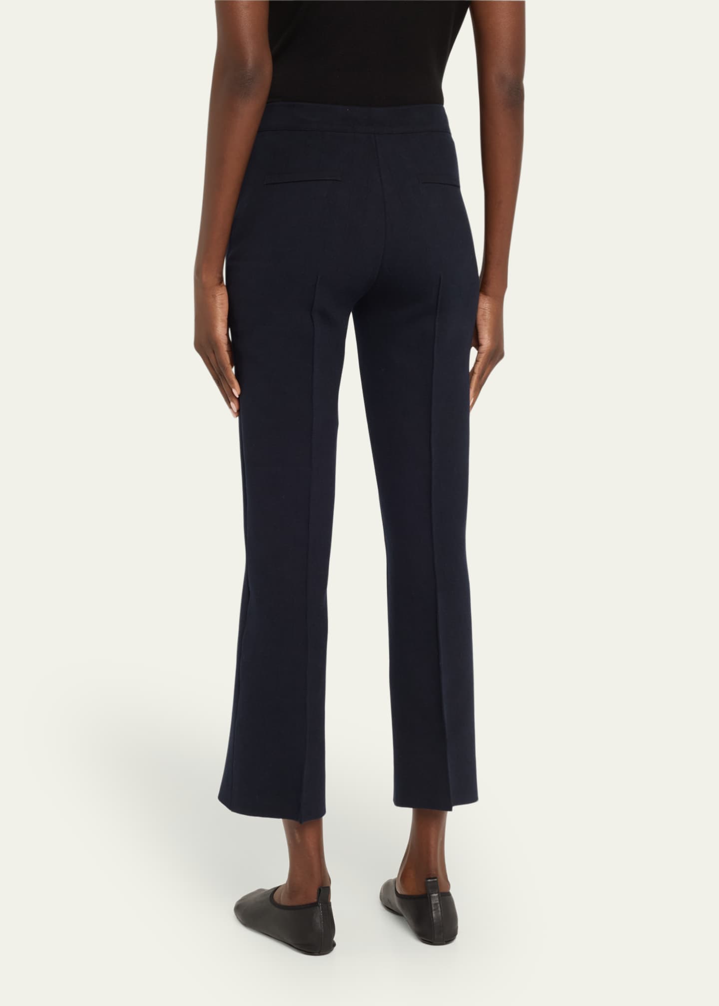 Cropped Kick Flare Pants