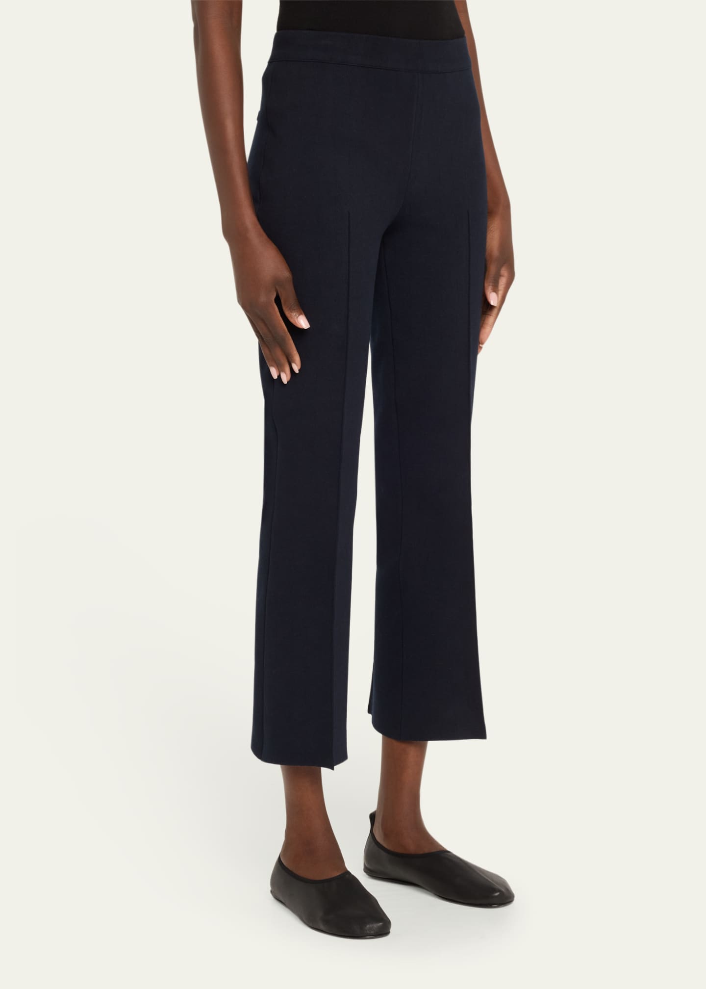 Cropped Kick Flare Pants