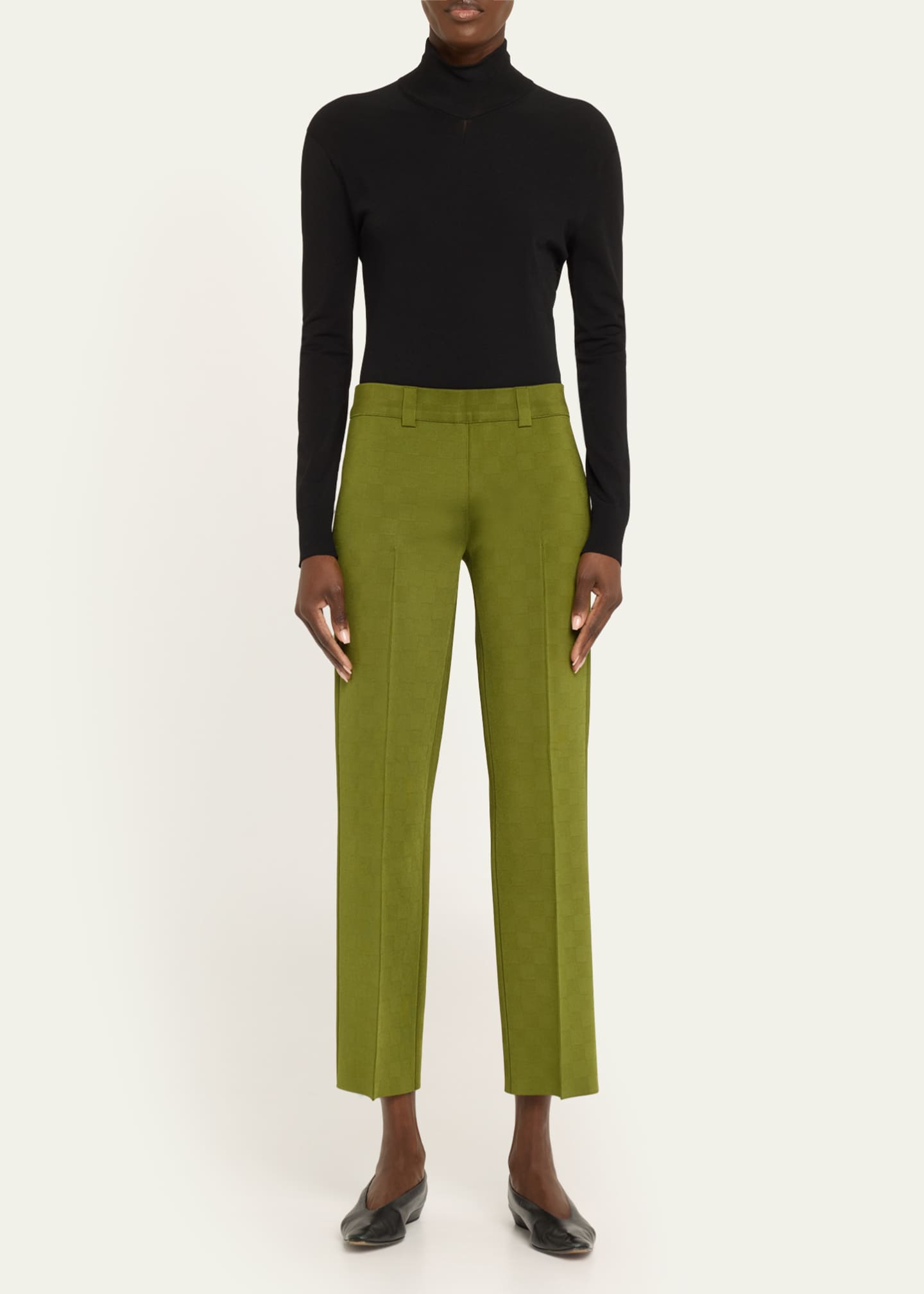 HIGH SPORT Nsfw Julep Jacquard Check Knit Pants Image 2 of 5