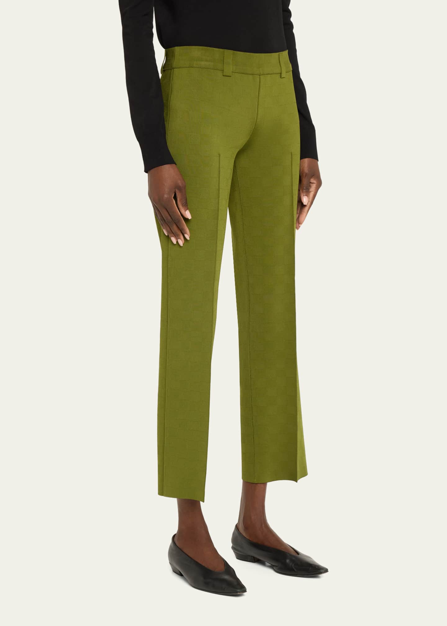 HIGH SPORT Nsfw Julep Jacquard Check Knit Pants Image 4 of 5