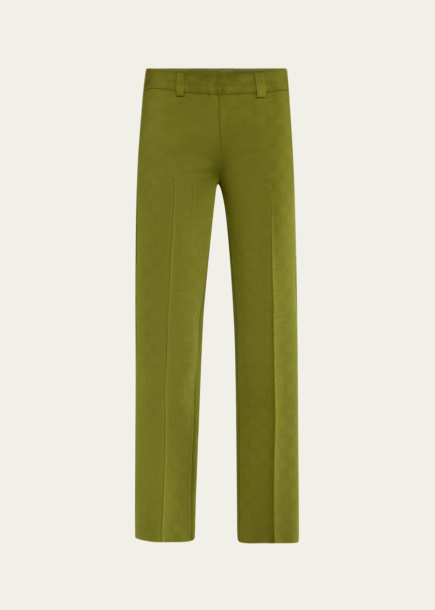 HIGH SPORT Nsfw Julep Jacquard Check Knit Pants Image 1 of 5