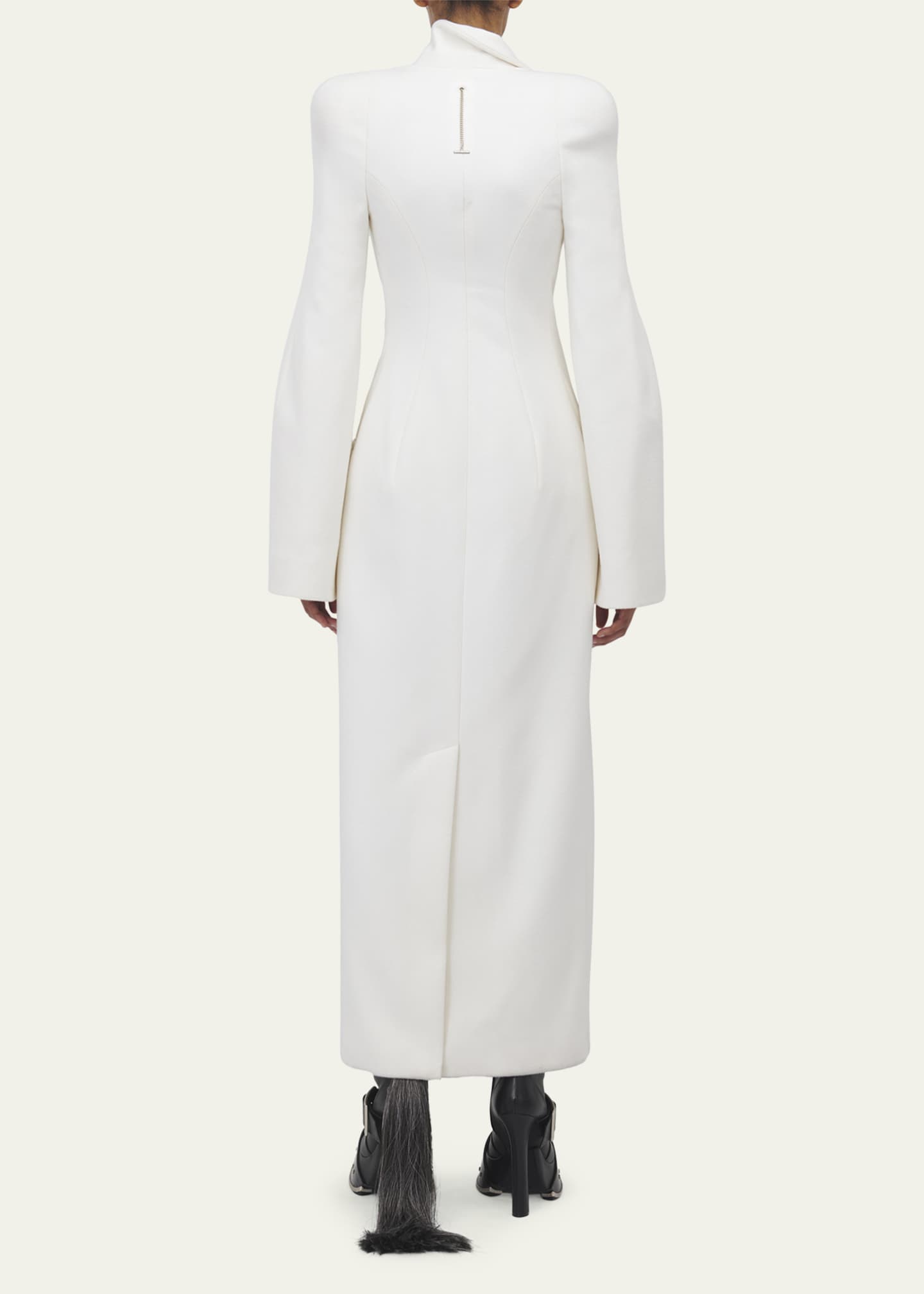 McQueen Sculpted Single-Breasted Coat Image 3 of 5