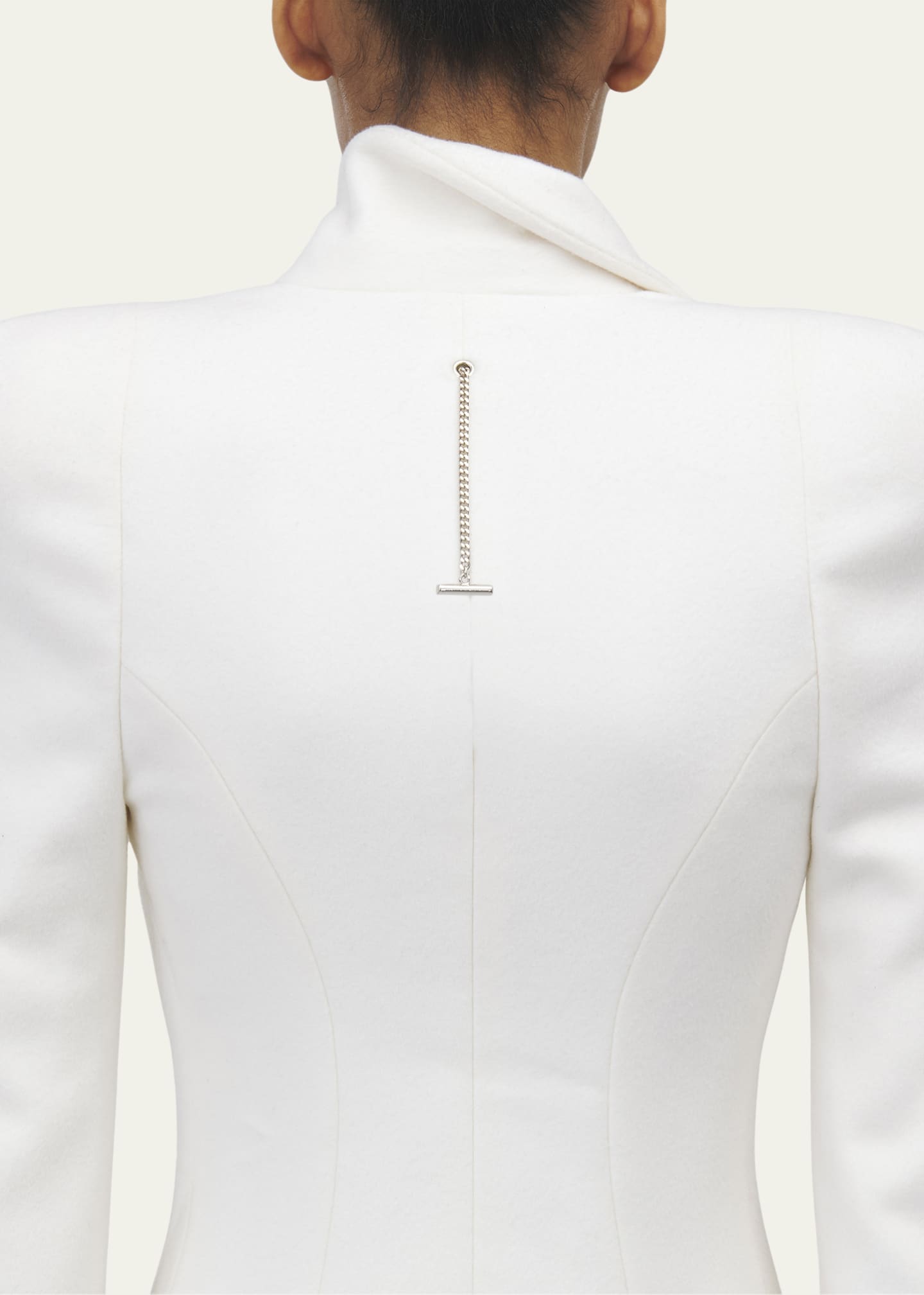 McQueen Sculpted Single-Breasted Coat Image 5 of 5
