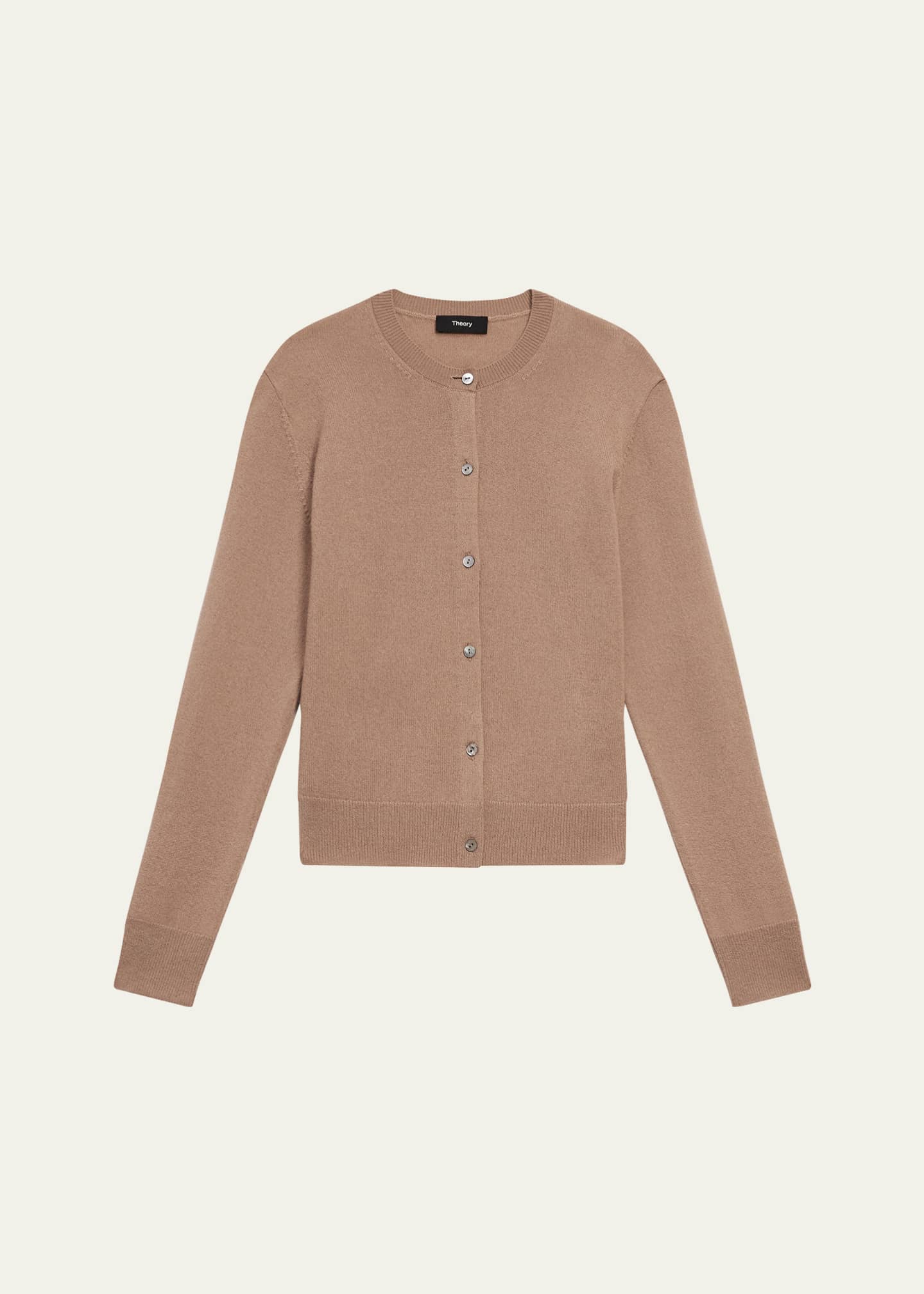 Theory Cashmere Cardigan Light Charcoal