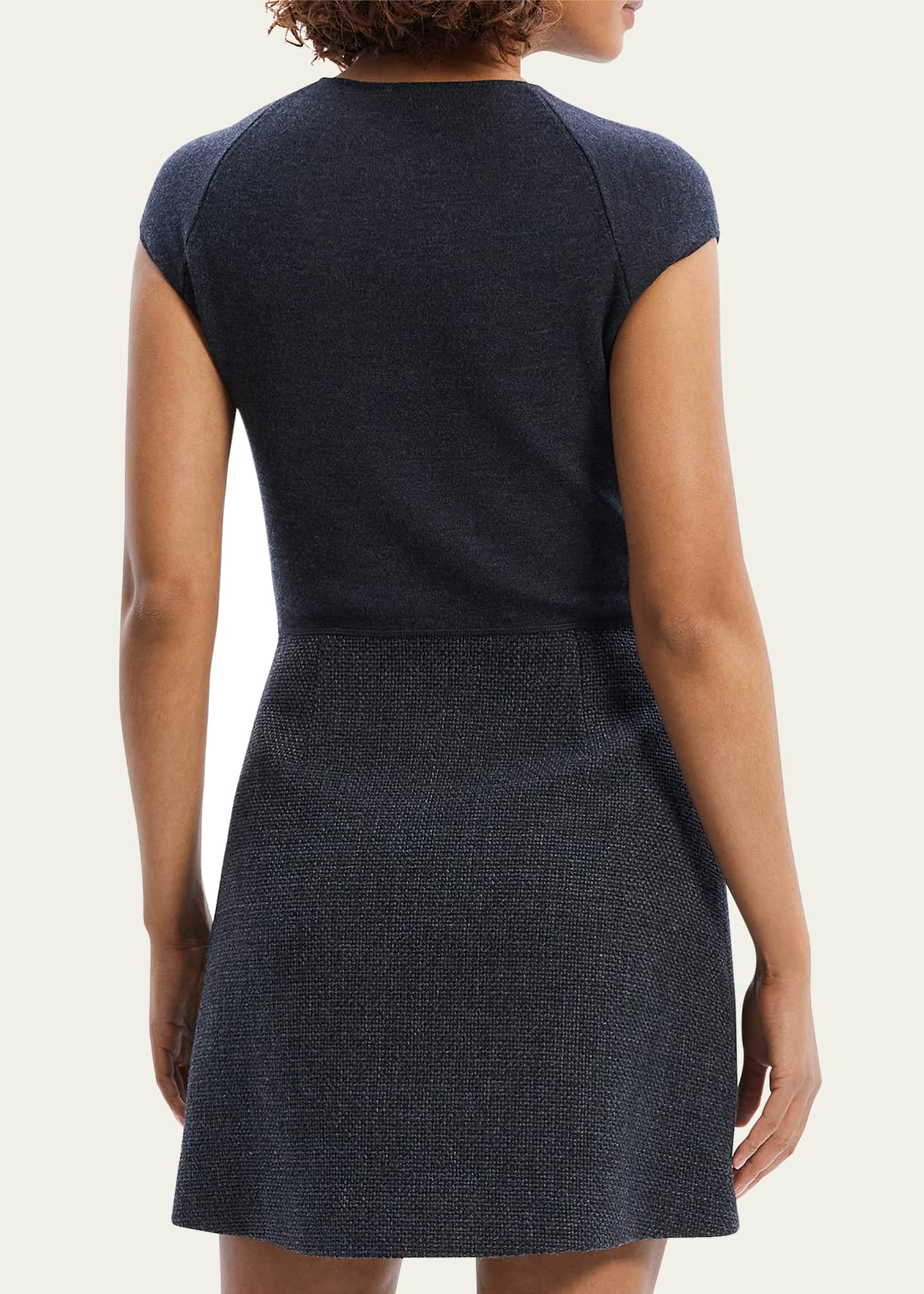 Tweed wrap dress cheap