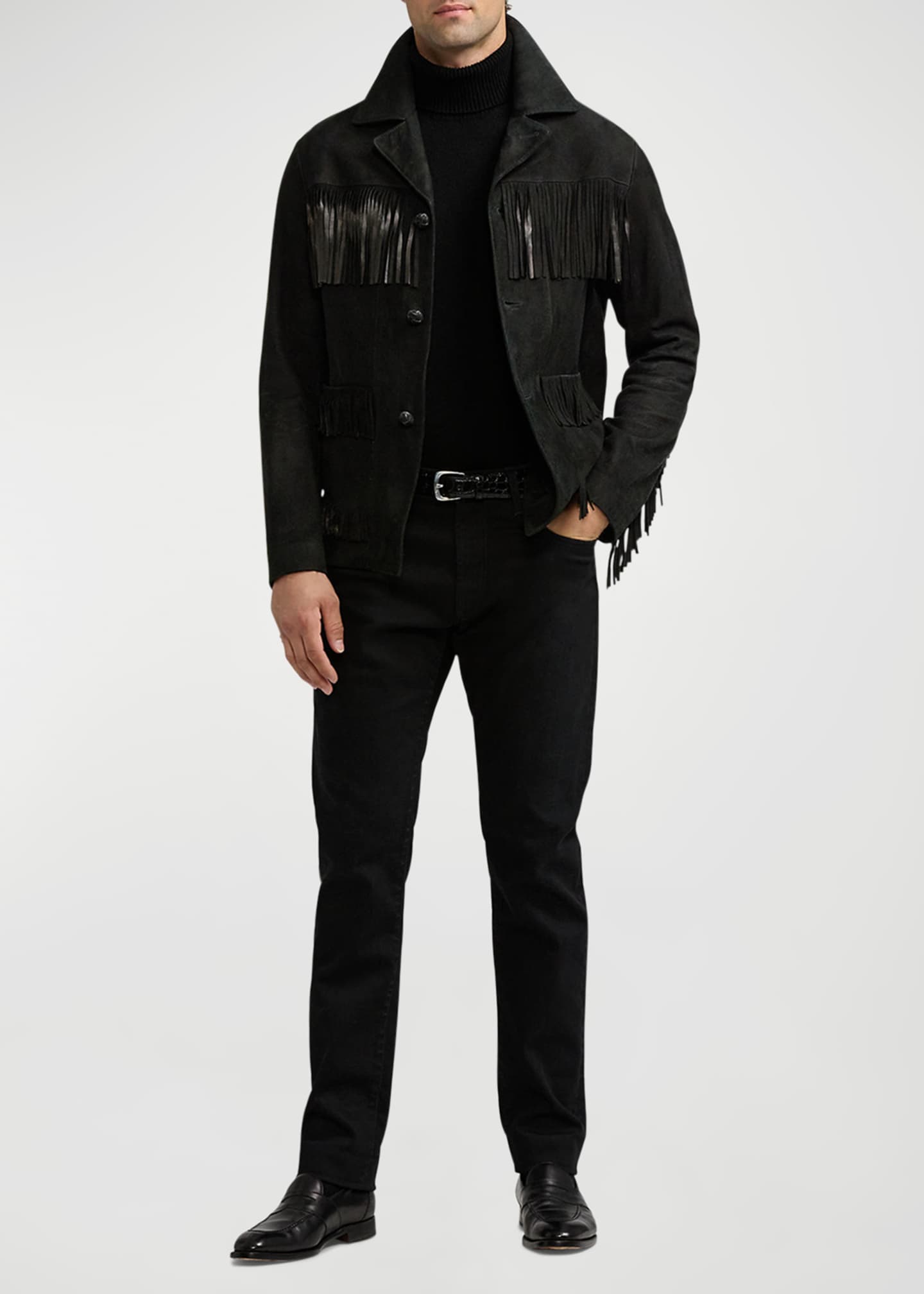 Ralph lauren purple label suede jacket cheap