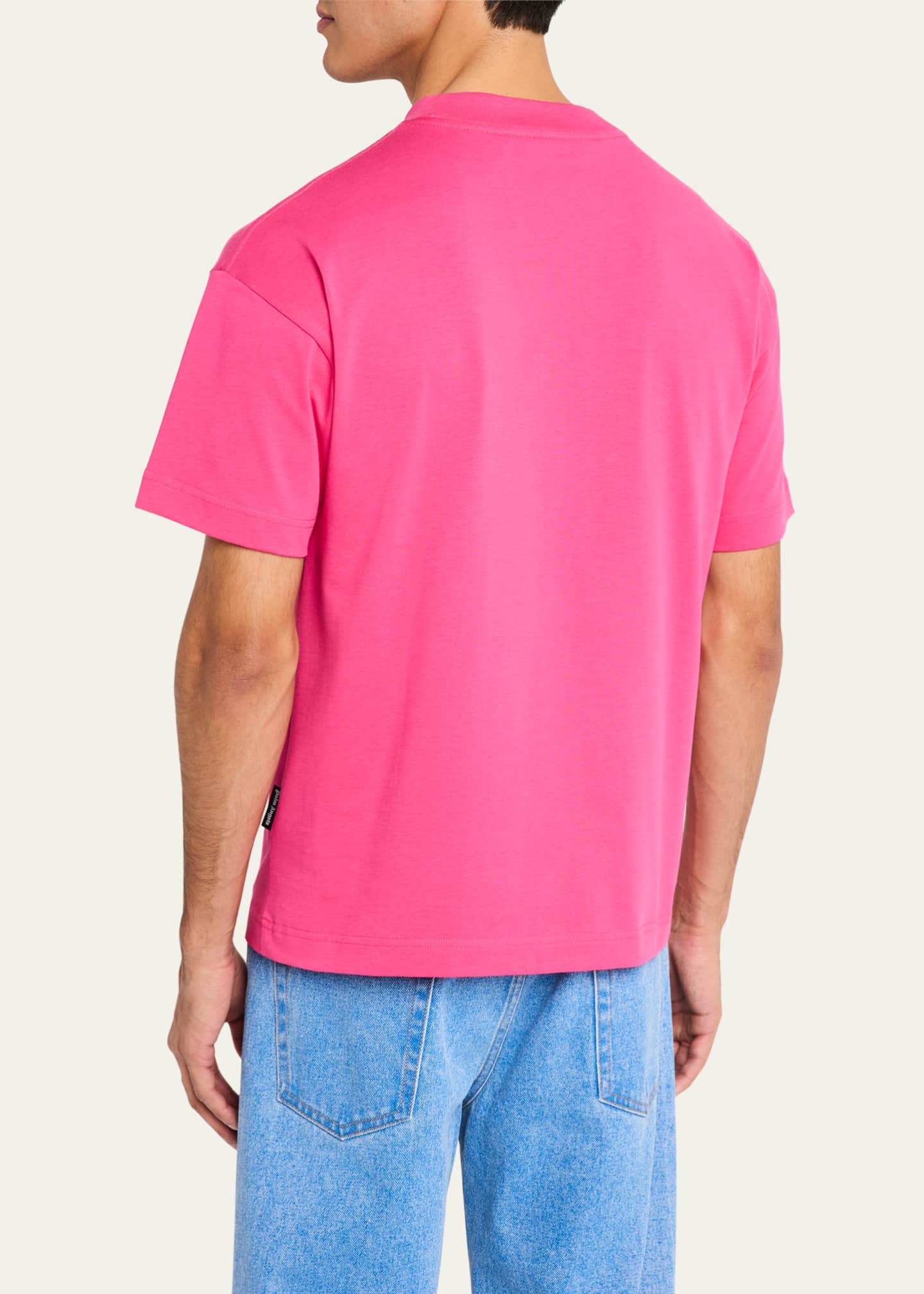 Palm Angels Men's T-Shirt with Neck Logo Image 3 of 5