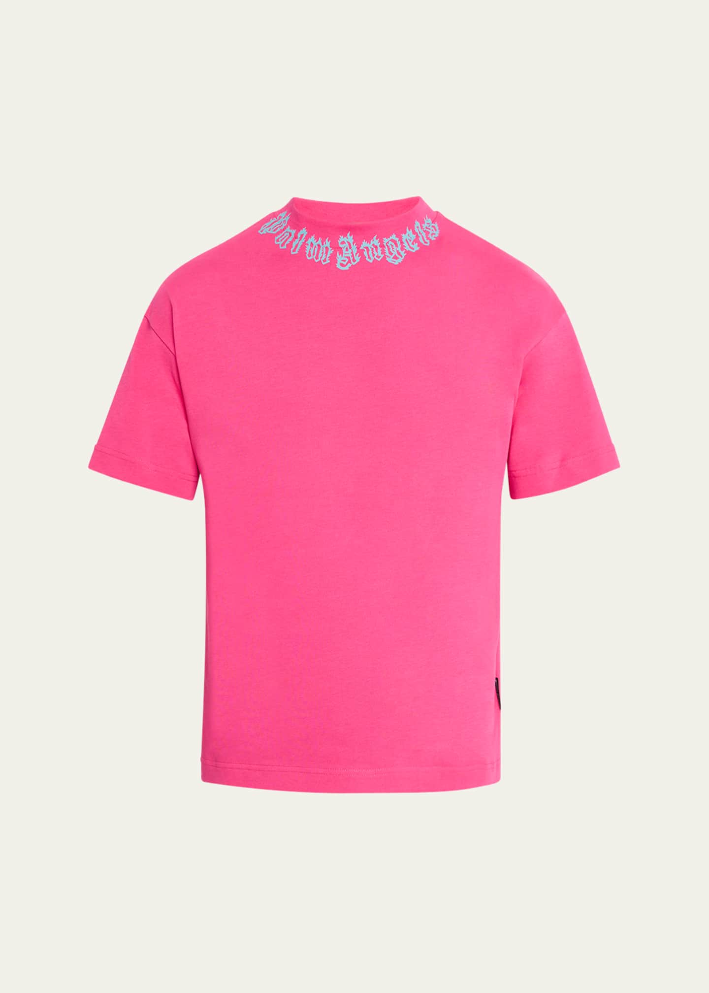 Palm Angels Men's T-Shirt with Neck Logo Image 1 of 5