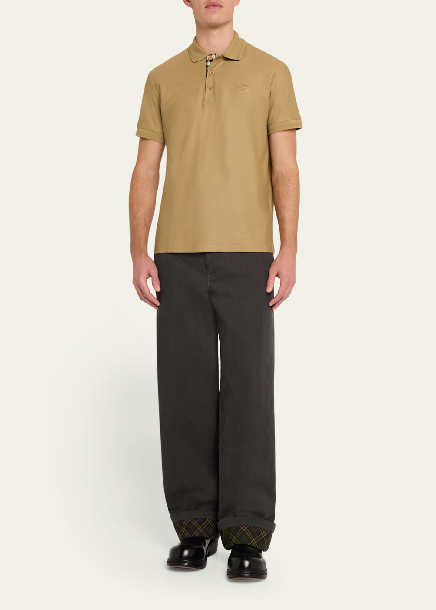 Burberry Men's Faded Canvas Workwear Pants Image 2 of 5