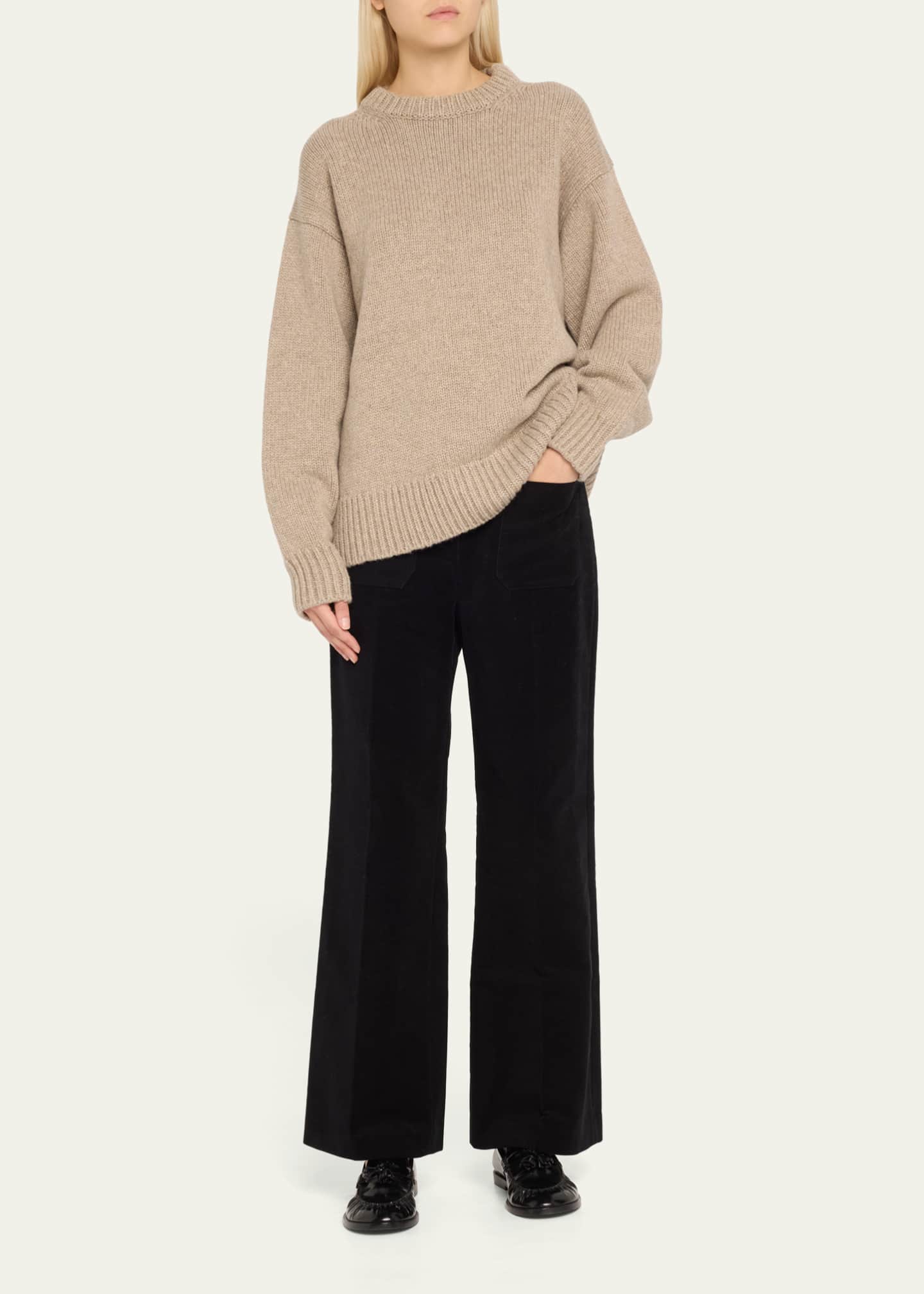 THE ROW Aline Straight Leg Pants - Bergdorf Goodman