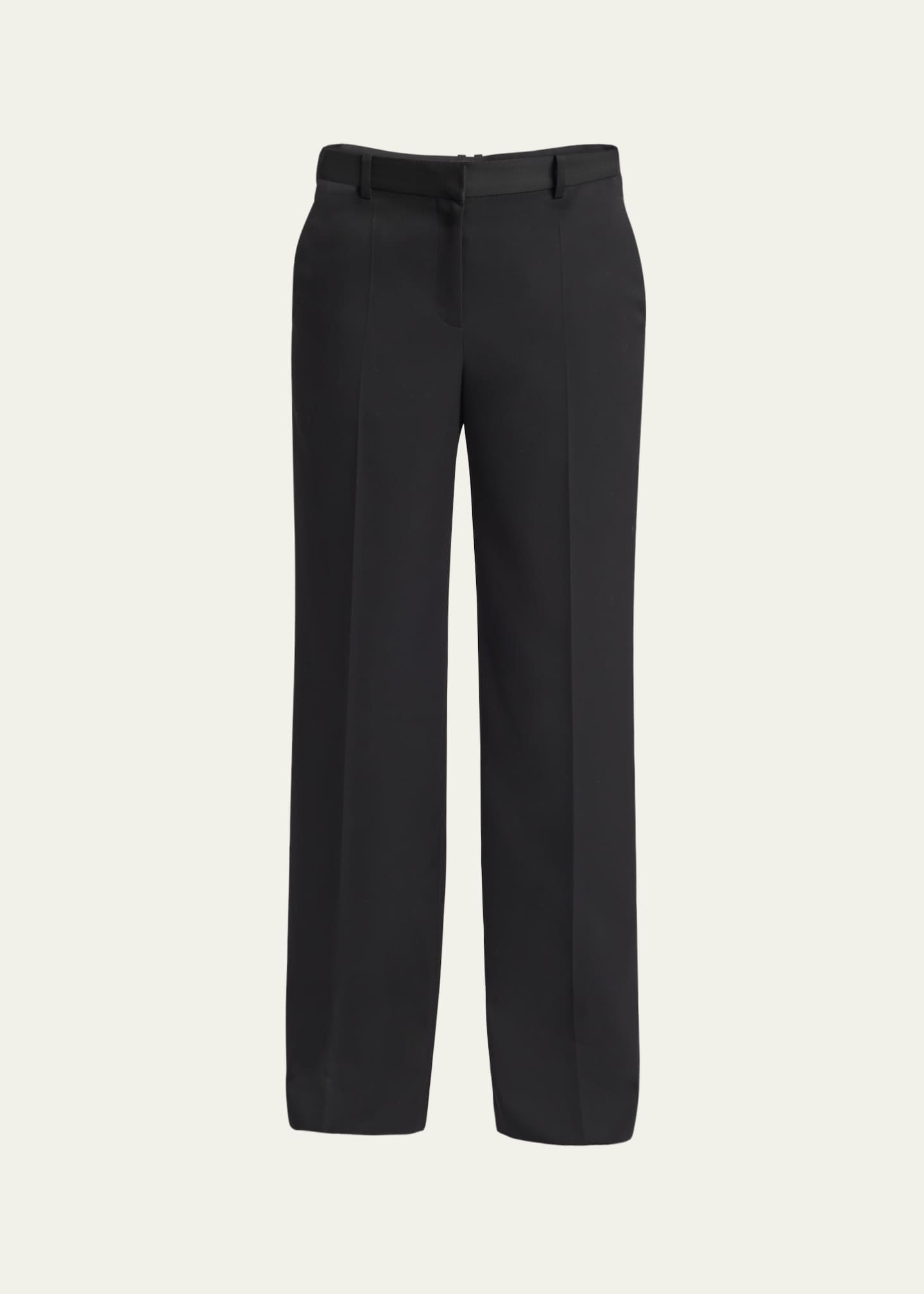 【MODERNIF】Belly wool wide slacks Wideleg Wool Pants | Brooks Brothers