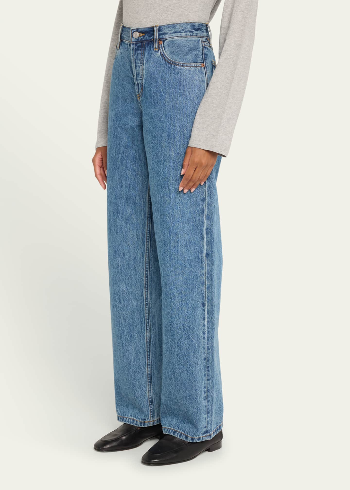 Everyday Relaxed Mid-Rise Jeans - Thumbnail 4