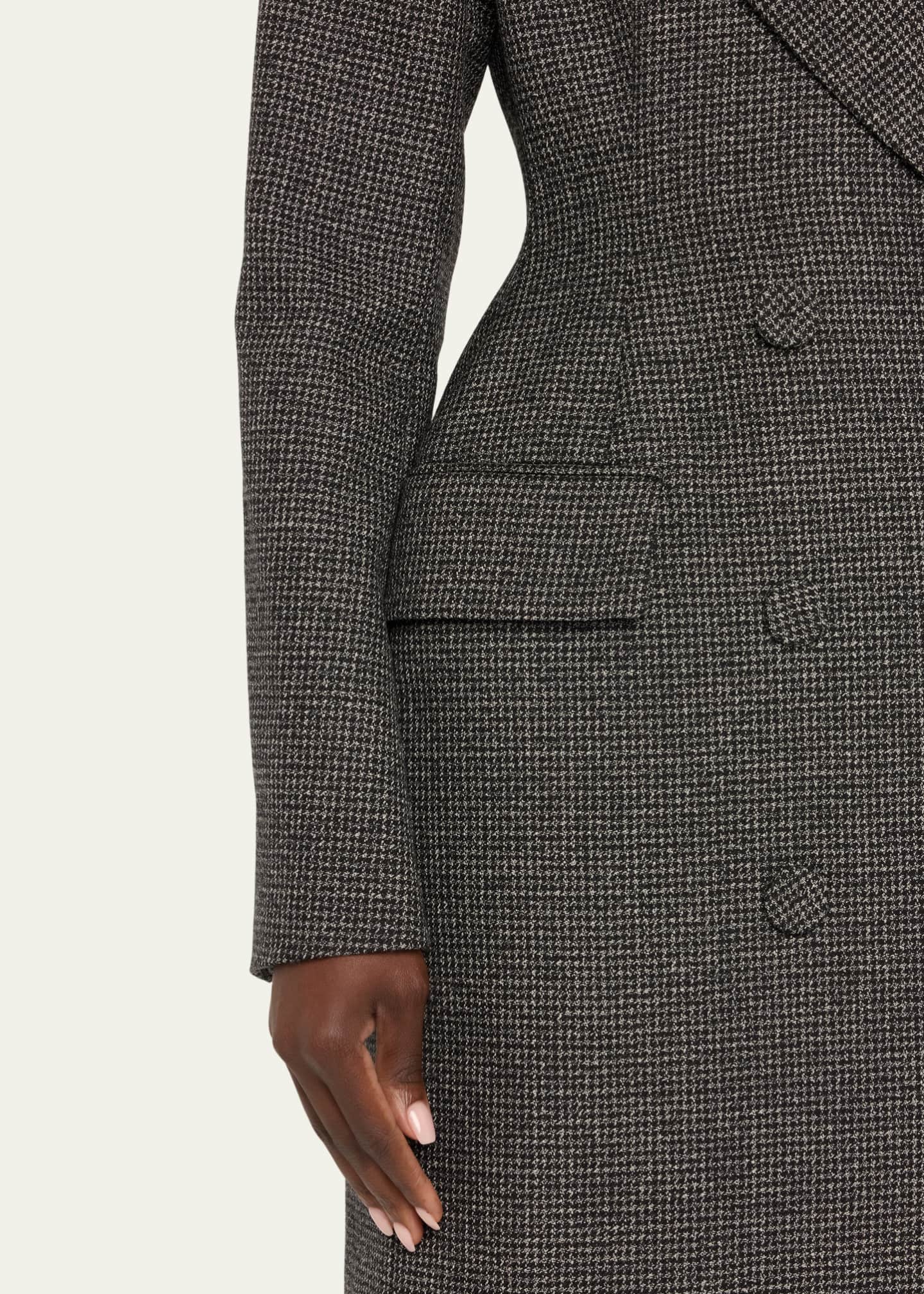 anOnlyChild Darliston Double-Breasted Ruched Wool Jacket Image 5 of 5