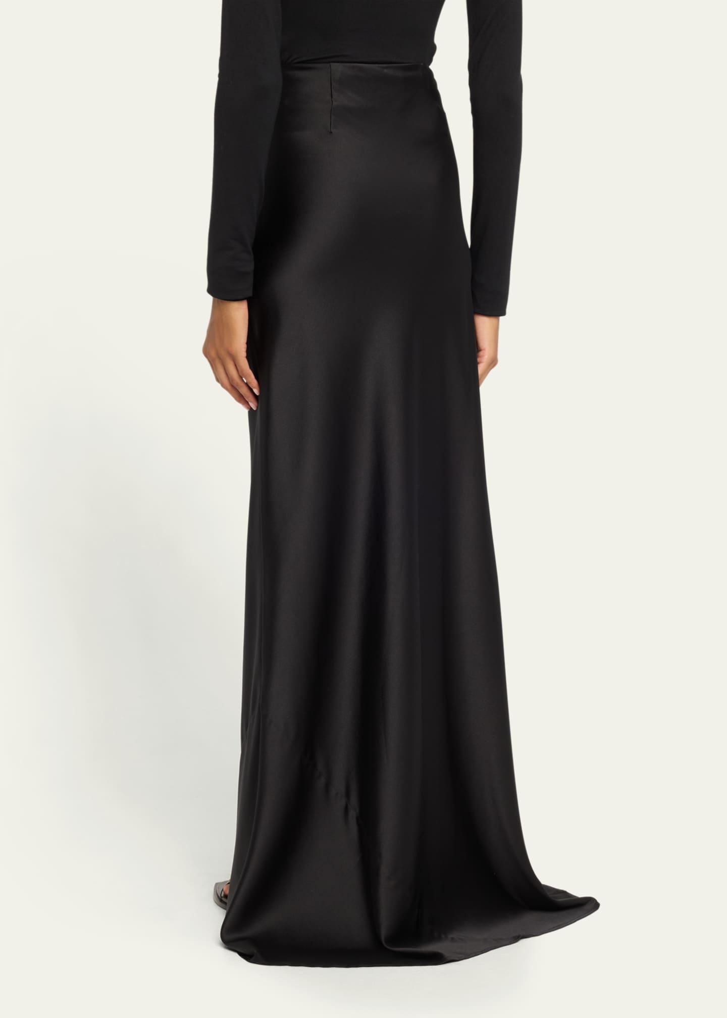 Eterne Bianca Silk Maxi Skirt Image 3 of 5