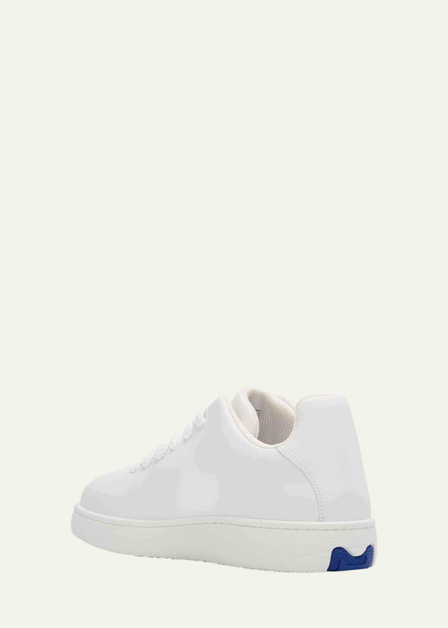 Burberry Men's Leather Box Low-Top Sneakers Image 4 of 5