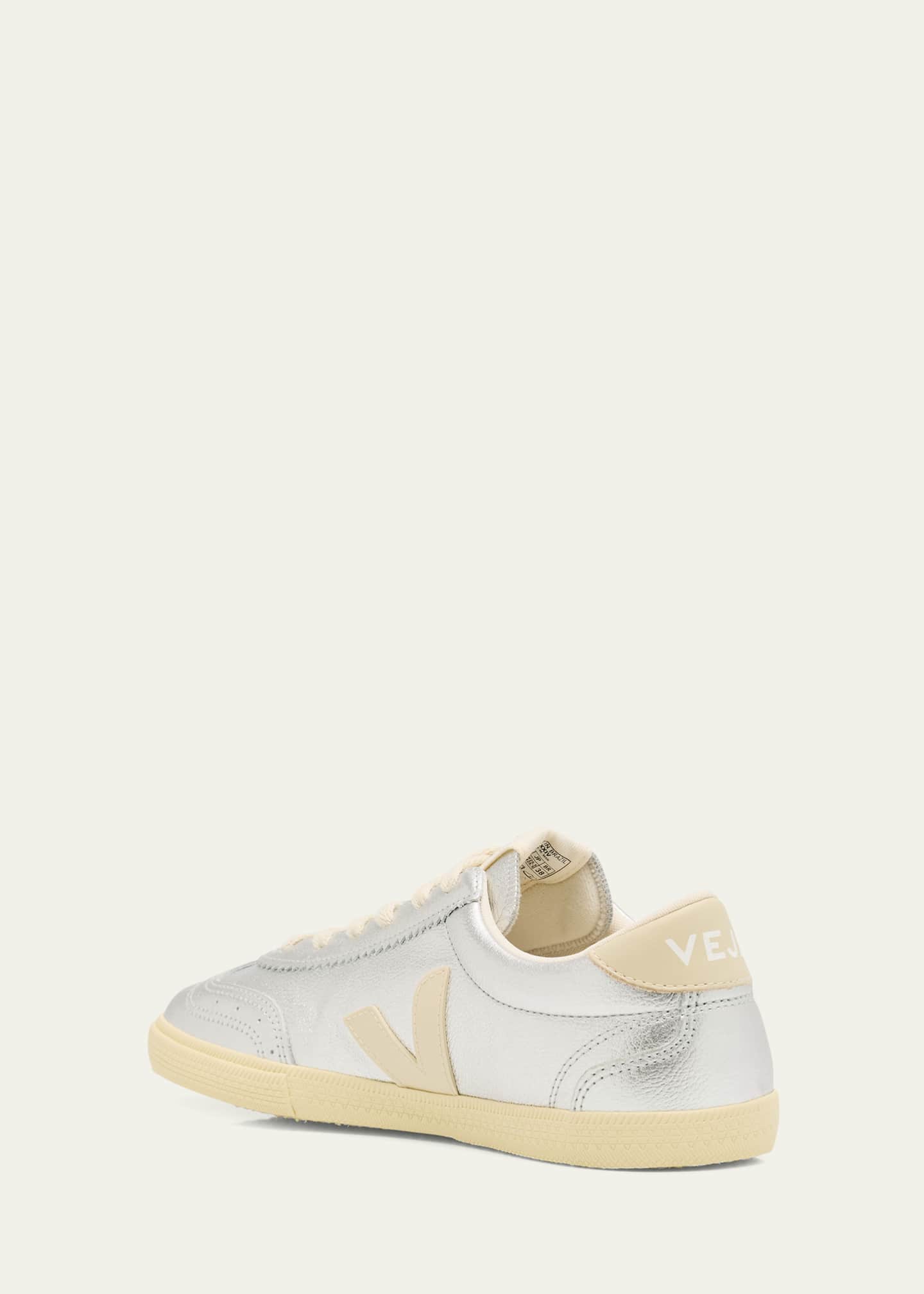 VEJA Volley Low-Top Metallic Sneakers Image 4 of 6