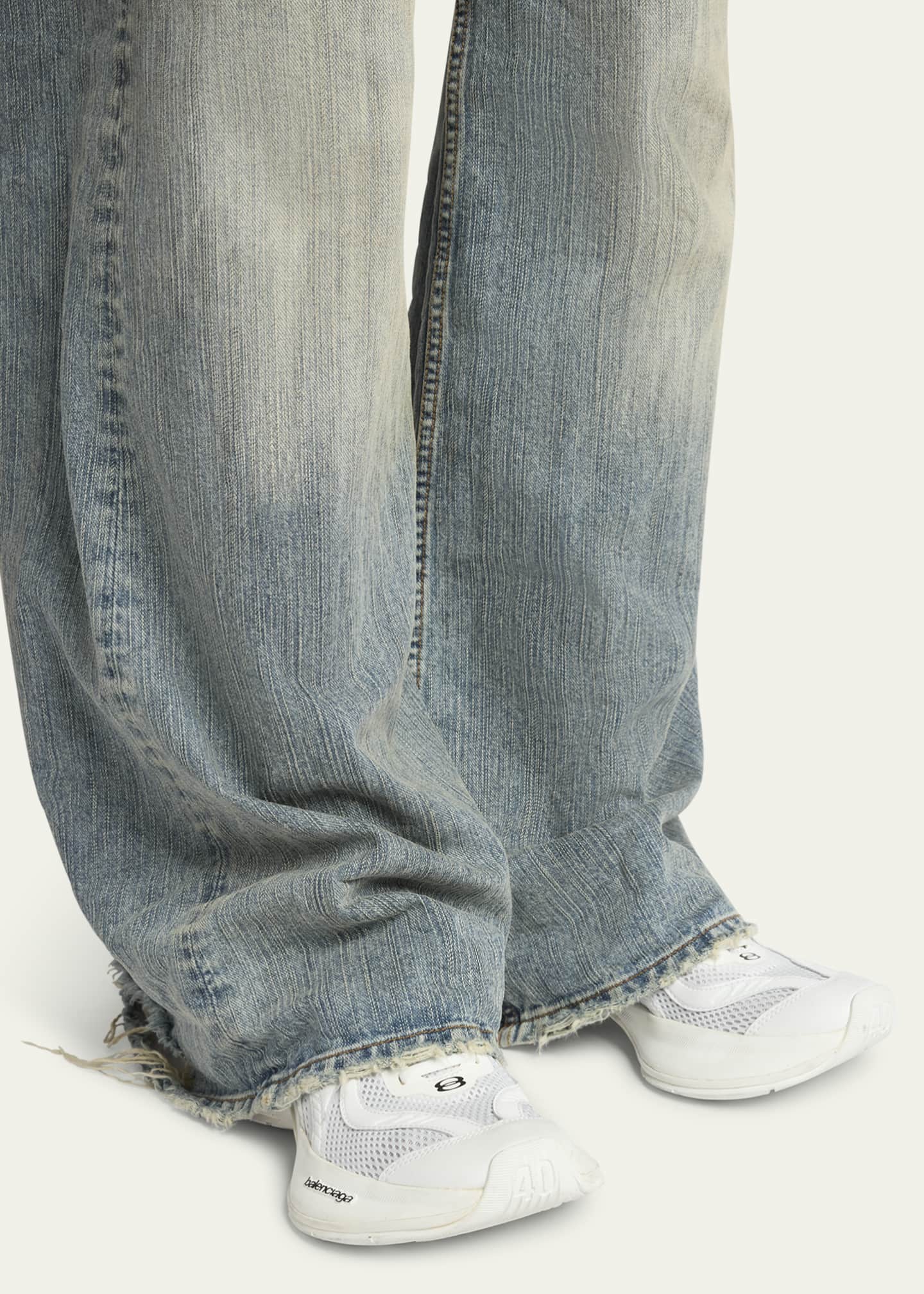 Balenciaga Circuit Mesh Lace-Up Track Sneakers Image 2 of 5