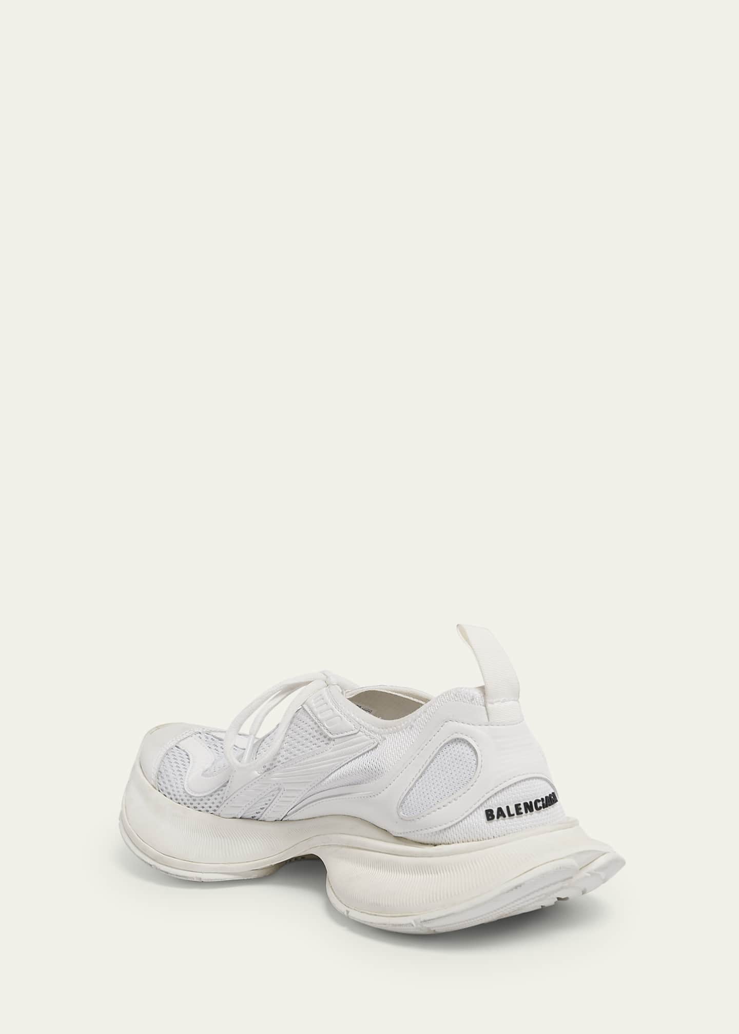 Balenciaga Circuit Mesh Lace-Up Track Sneakers Image 4 of 5