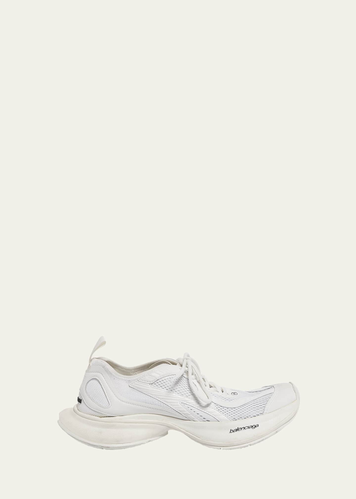 Balenciaga Circuit Mesh Lace-Up Track Sneakers Image 1 of 5