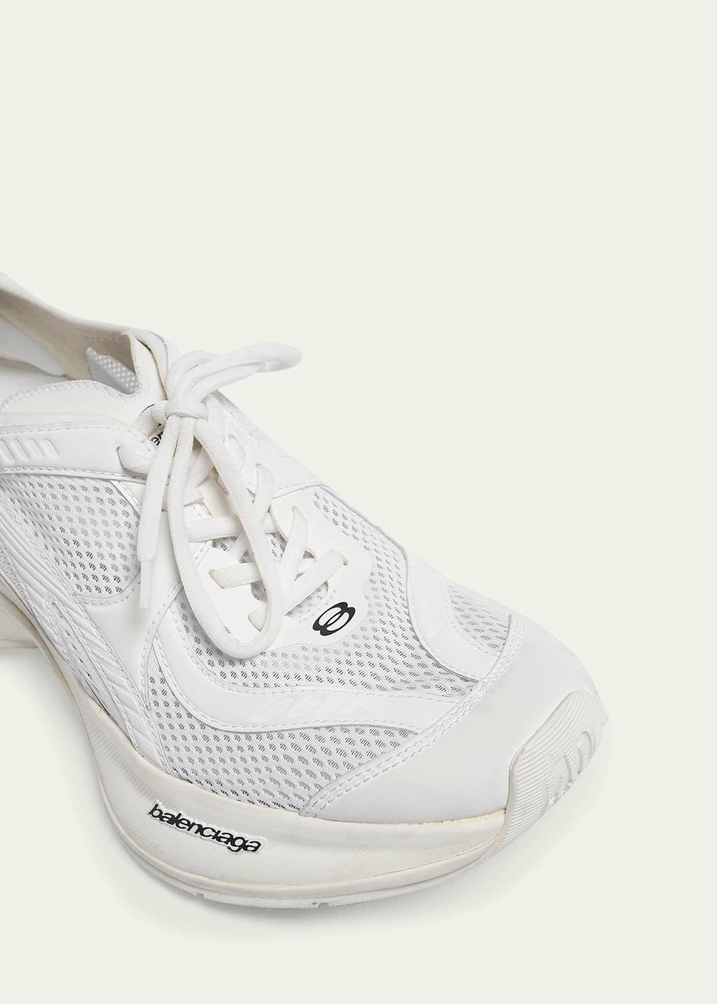 Balenciaga Circuit Mesh Lace-Up Track Sneakers Image 5 of 5