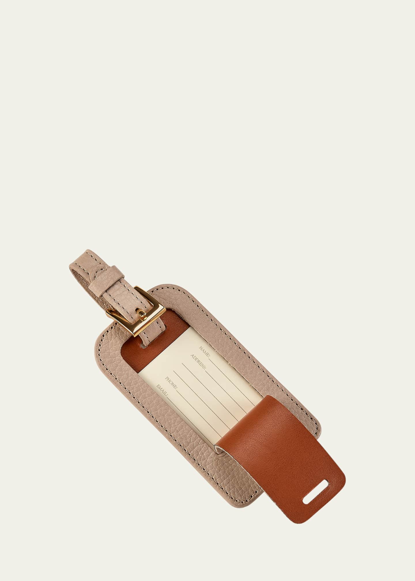 Graphic Image Leather Luggage Tag Image 3 of 3