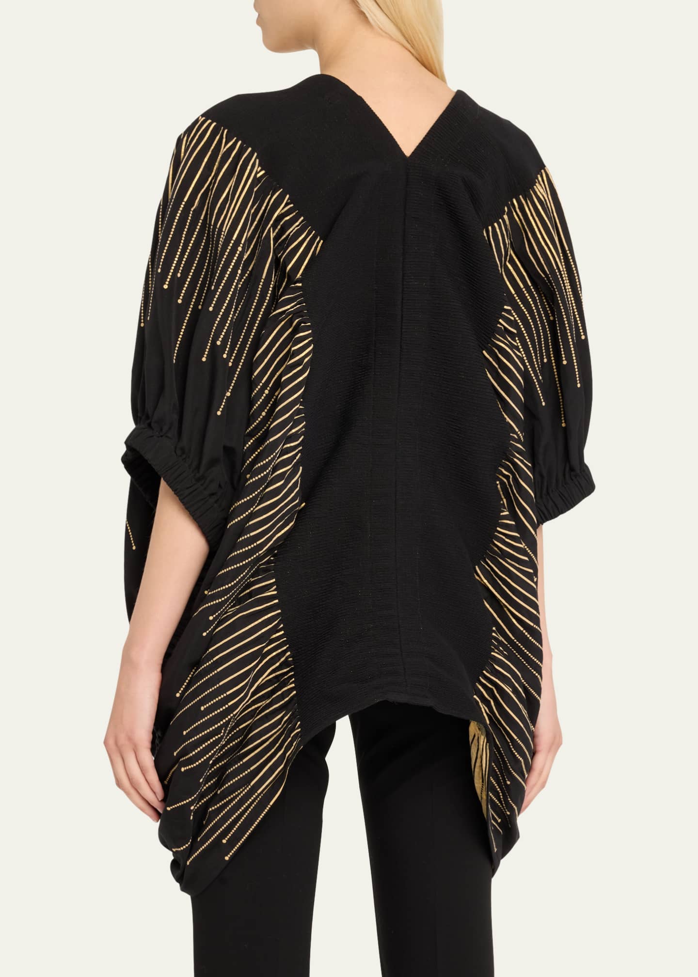 Zero + Maria Cornejo Evia Cotton Voile Shrug Image 3 of 5