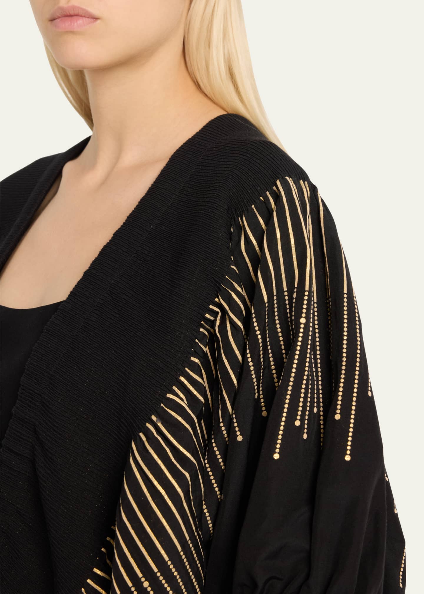 Zero + Maria Cornejo Evia Cotton Voile Shrug Image 5 of 5