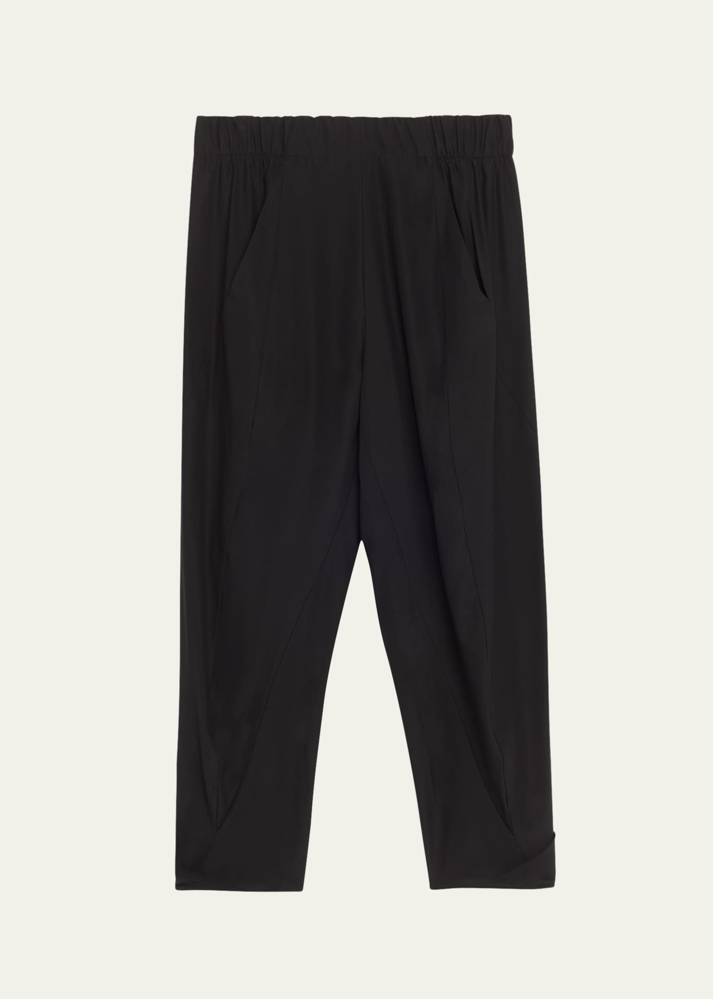 Zero + Maria Cornejo Akeo Cropped Silk Pants Image 1 of 5