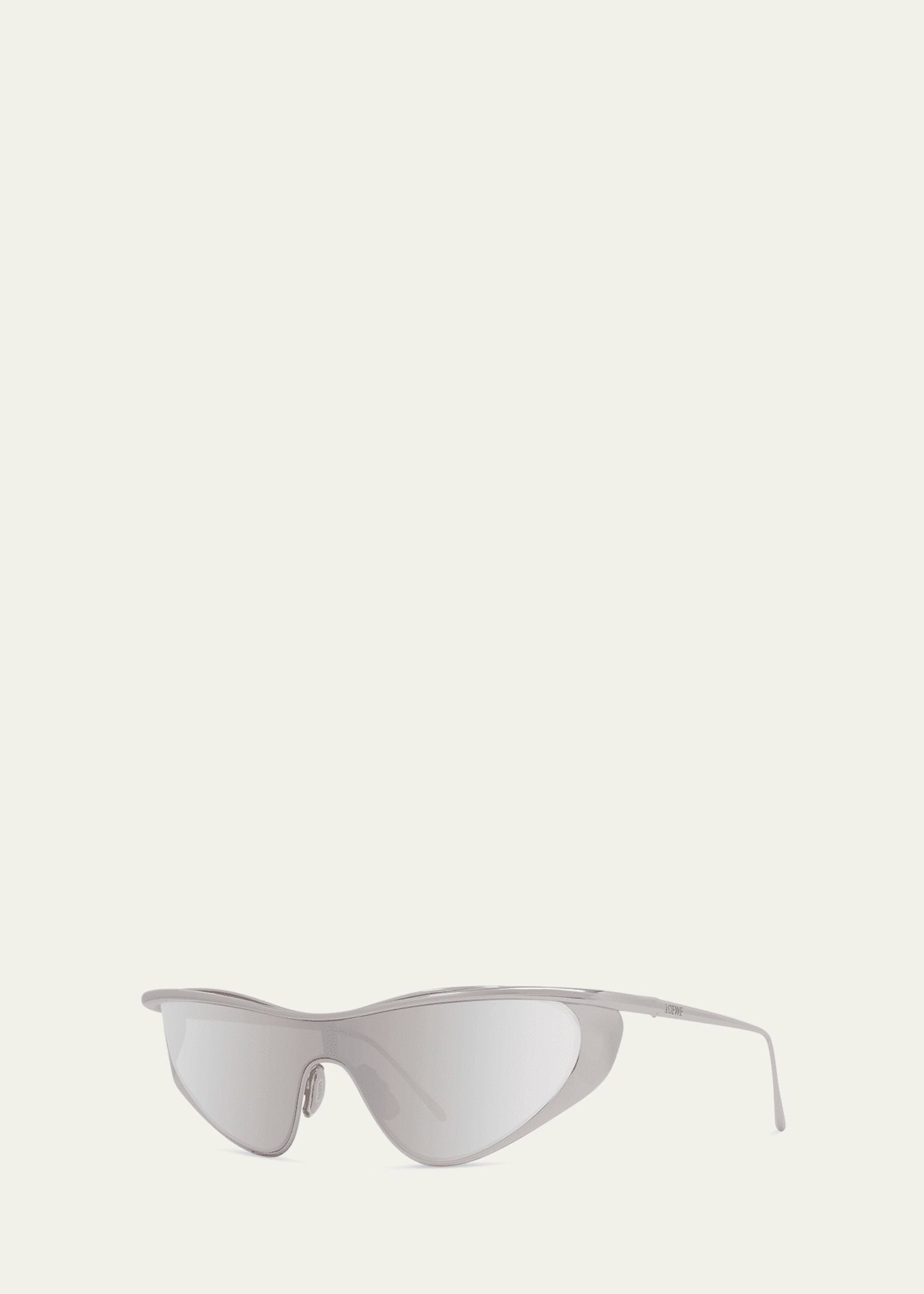 Loewe Signature Metal & Nylon Shield Sunglasses Image 2 of 3
