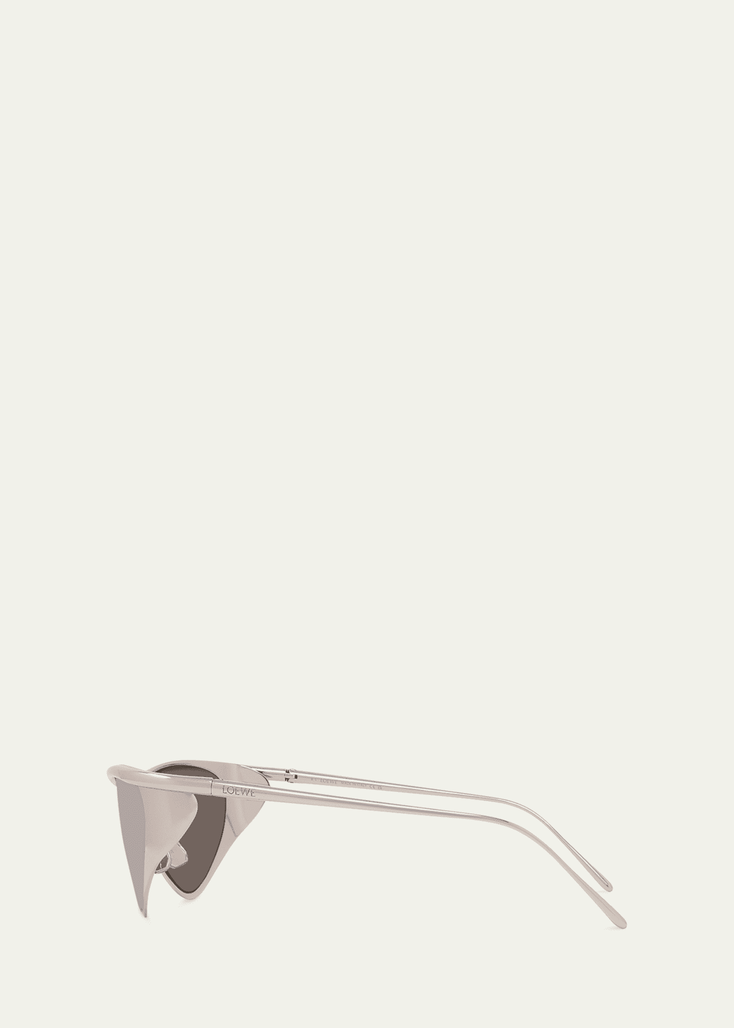 Loewe Signature Metal & Nylon Shield Sunglasses Image 3 of 3
