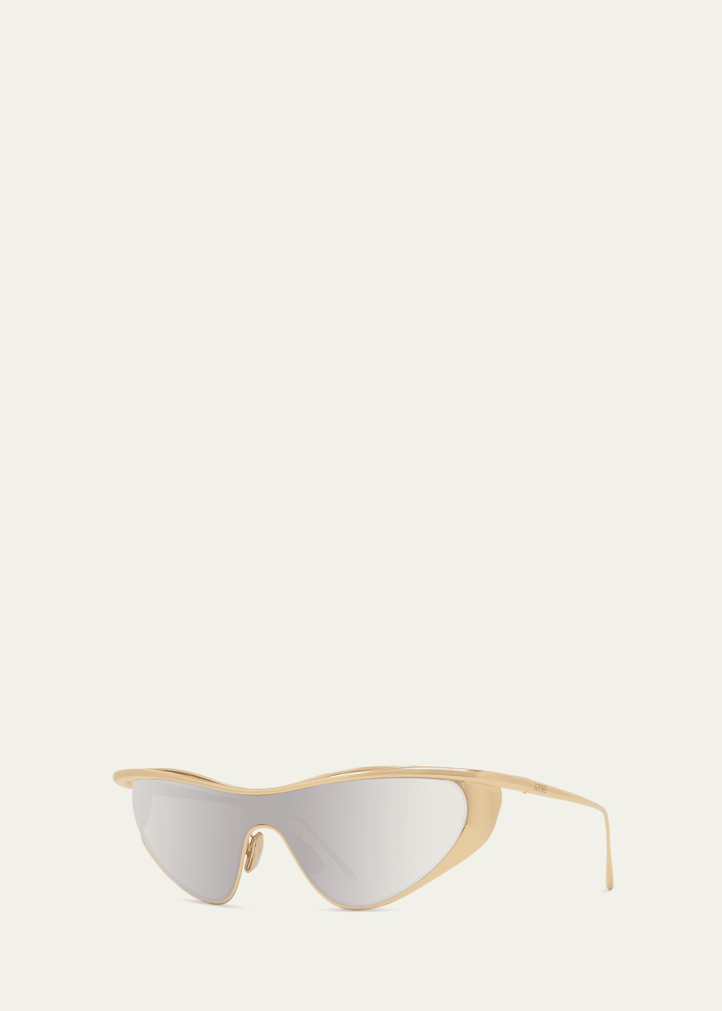 Loewe Signature Metal & Nylon Shield Sunglasses Image 2 of 3