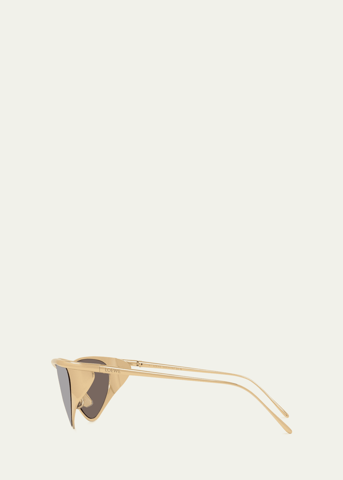 Loewe Signature Metal & Nylon Shield Sunglasses Image 3 of 3