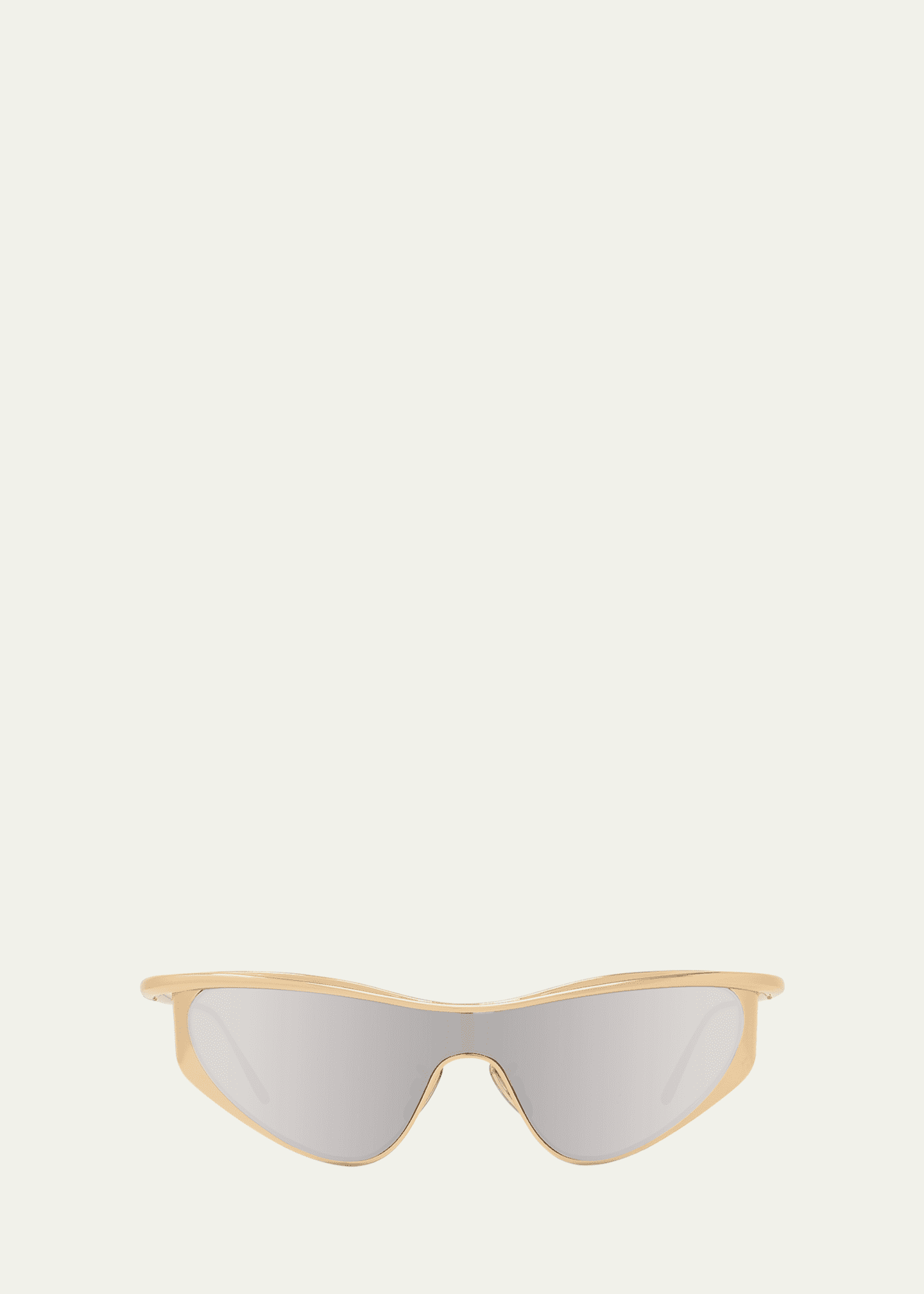 Loewe Signature Metal & Nylon Shield Sunglasses Image 1 of 3