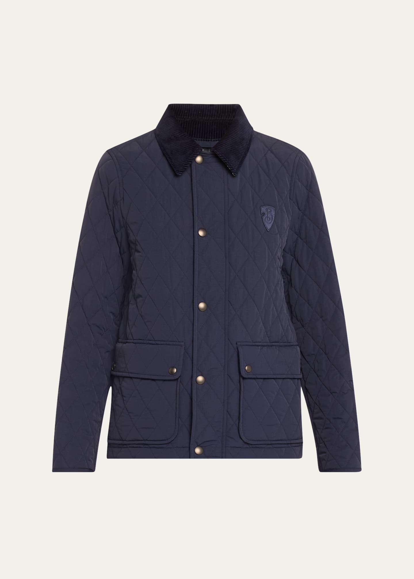Burberry Quilted Fitted Jacket Image 1 of 5