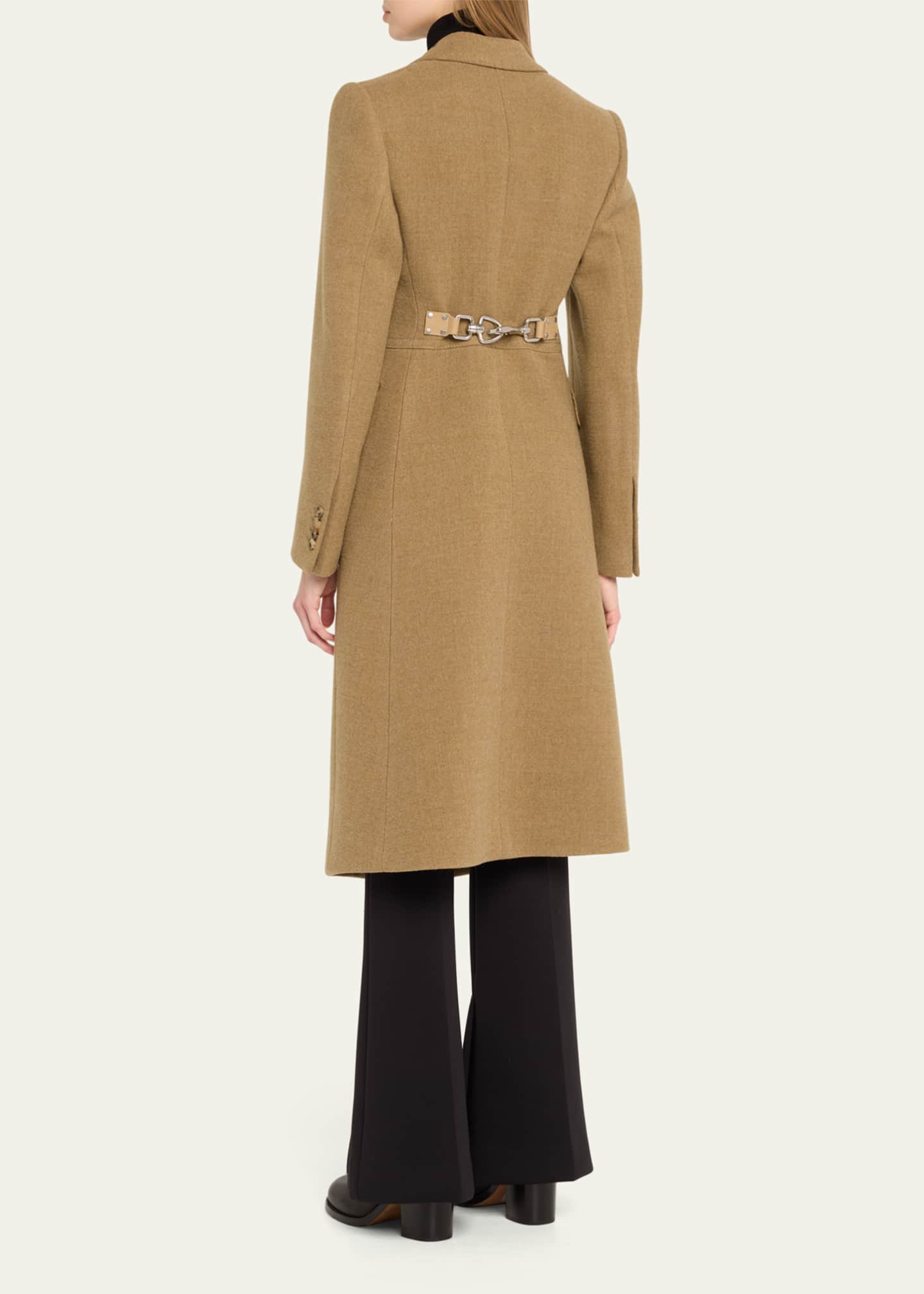 Burberry Tailored Wool Silk Melange Coat Image 3 of 5