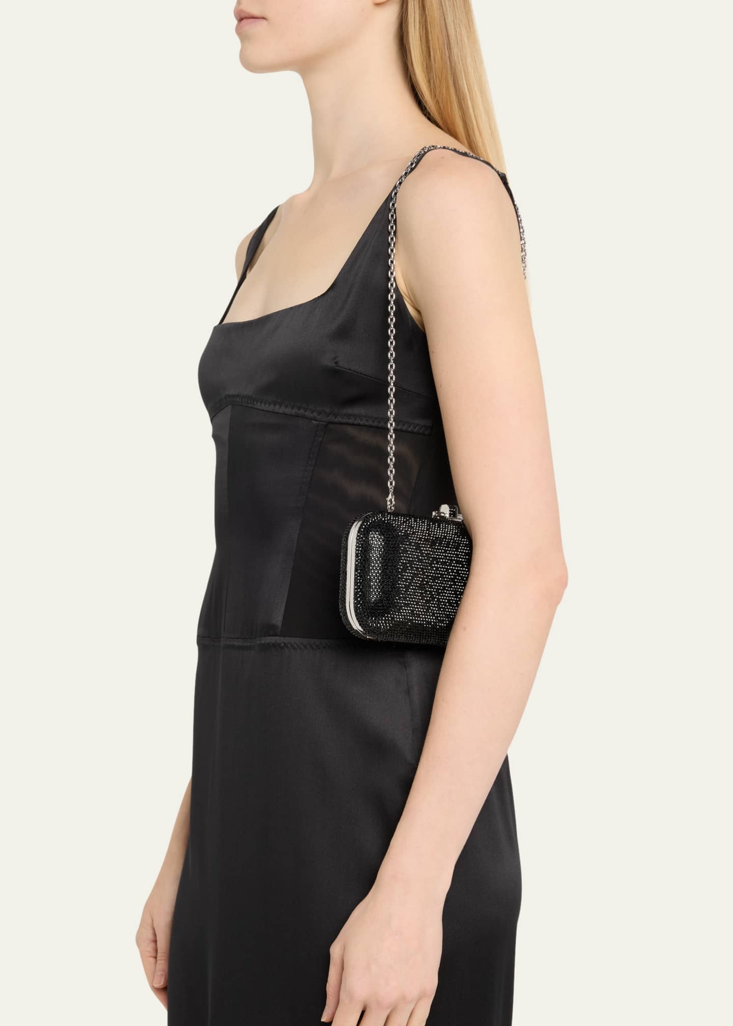 Judith Leiber Couture Long Slide Crystal Minaudiere Image 2 of 6