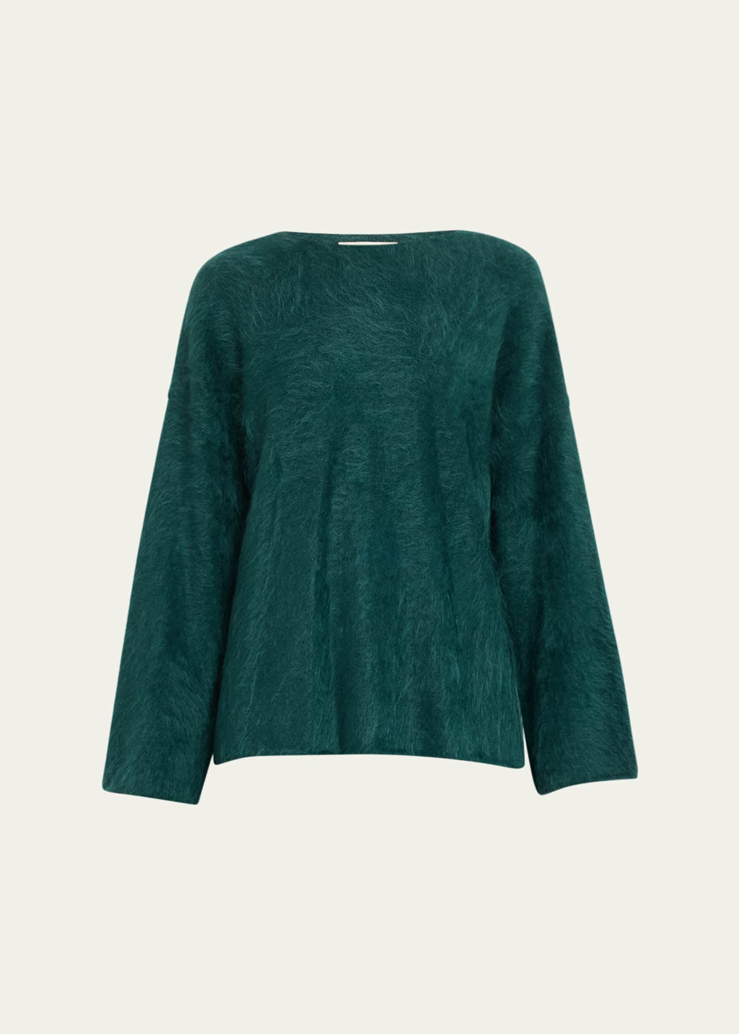 Jason Wu Collection Brushed Cashmere Knit Crewneck Sweater Bergdorf Goodman